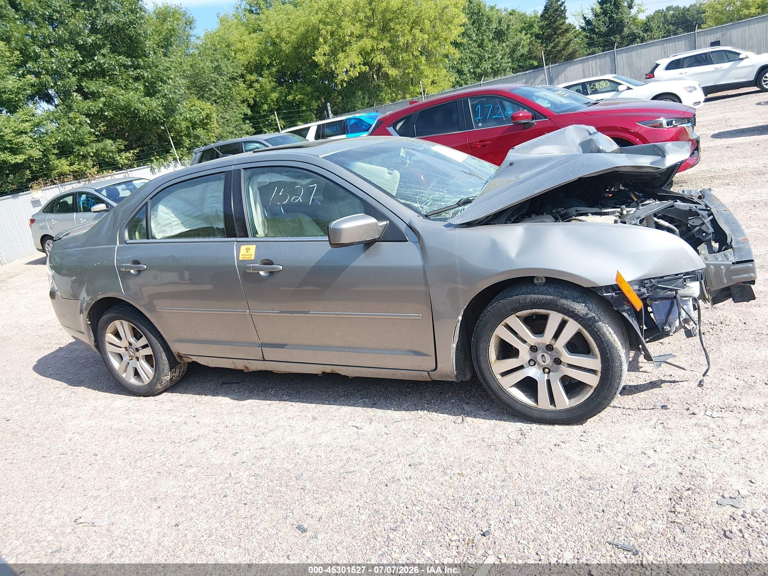 2009 Ford Fusion Sel Gray vin: 3FAHP08189R215060