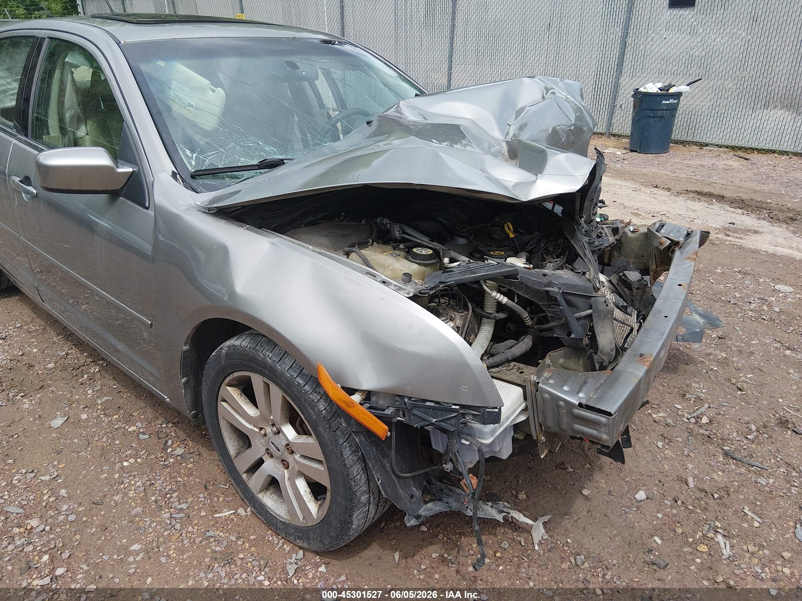 2009 Ford Fusion Sel Gray vin: 3FAHP08189R215060