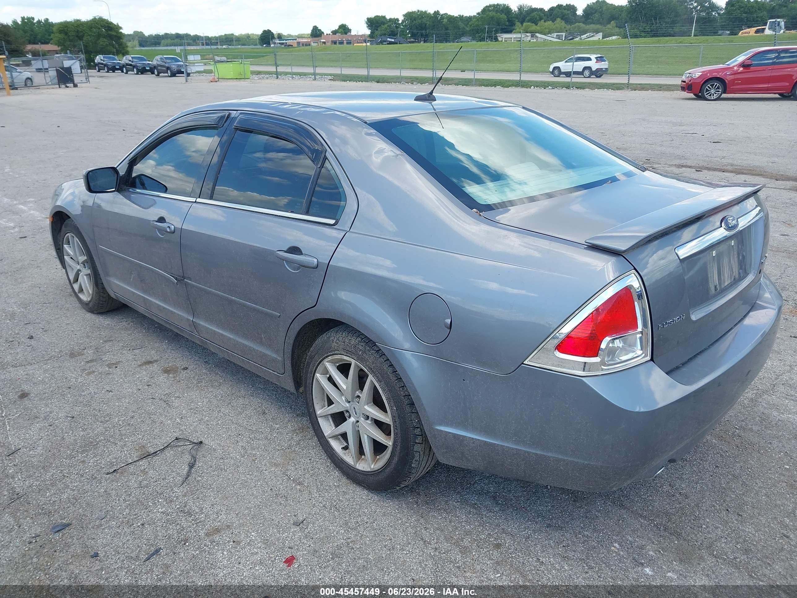 2007 Ford Fusion Sel Silver vin: 3FAHP08197R214058