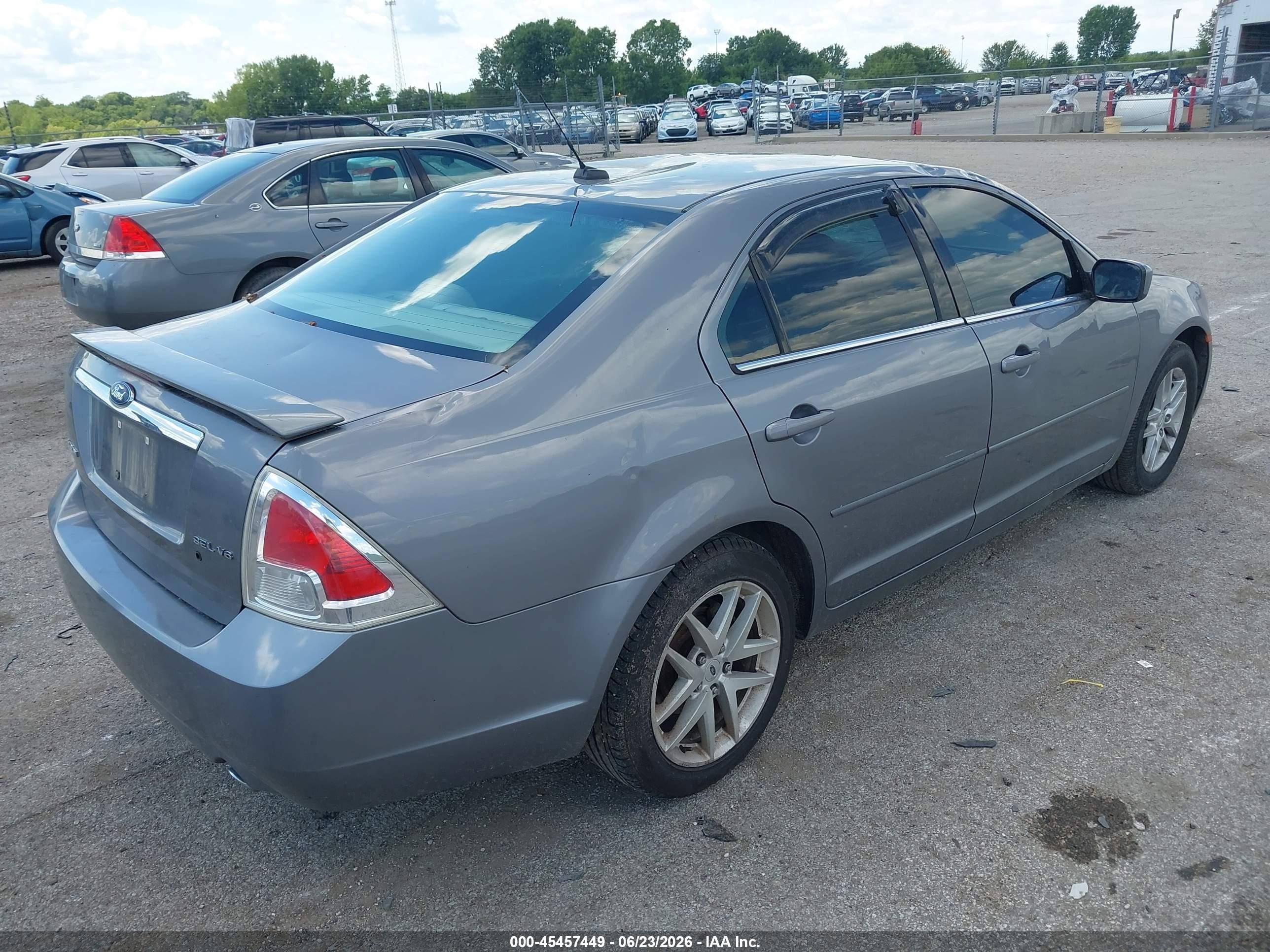 2007 Ford Fusion Sel Silver vin: 3FAHP08197R214058
