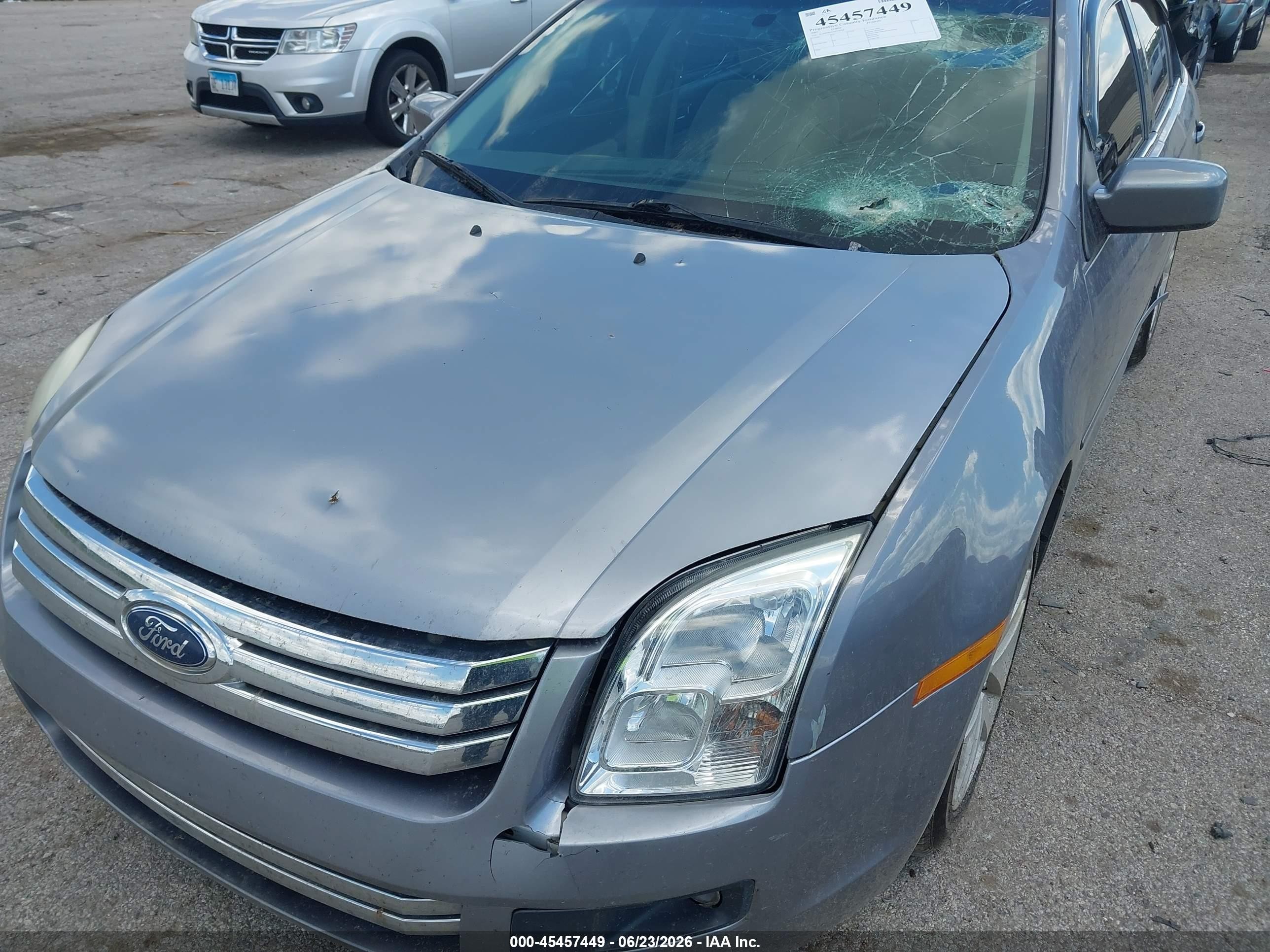 2007 Ford Fusion Sel Silver vin: 3FAHP08197R214058