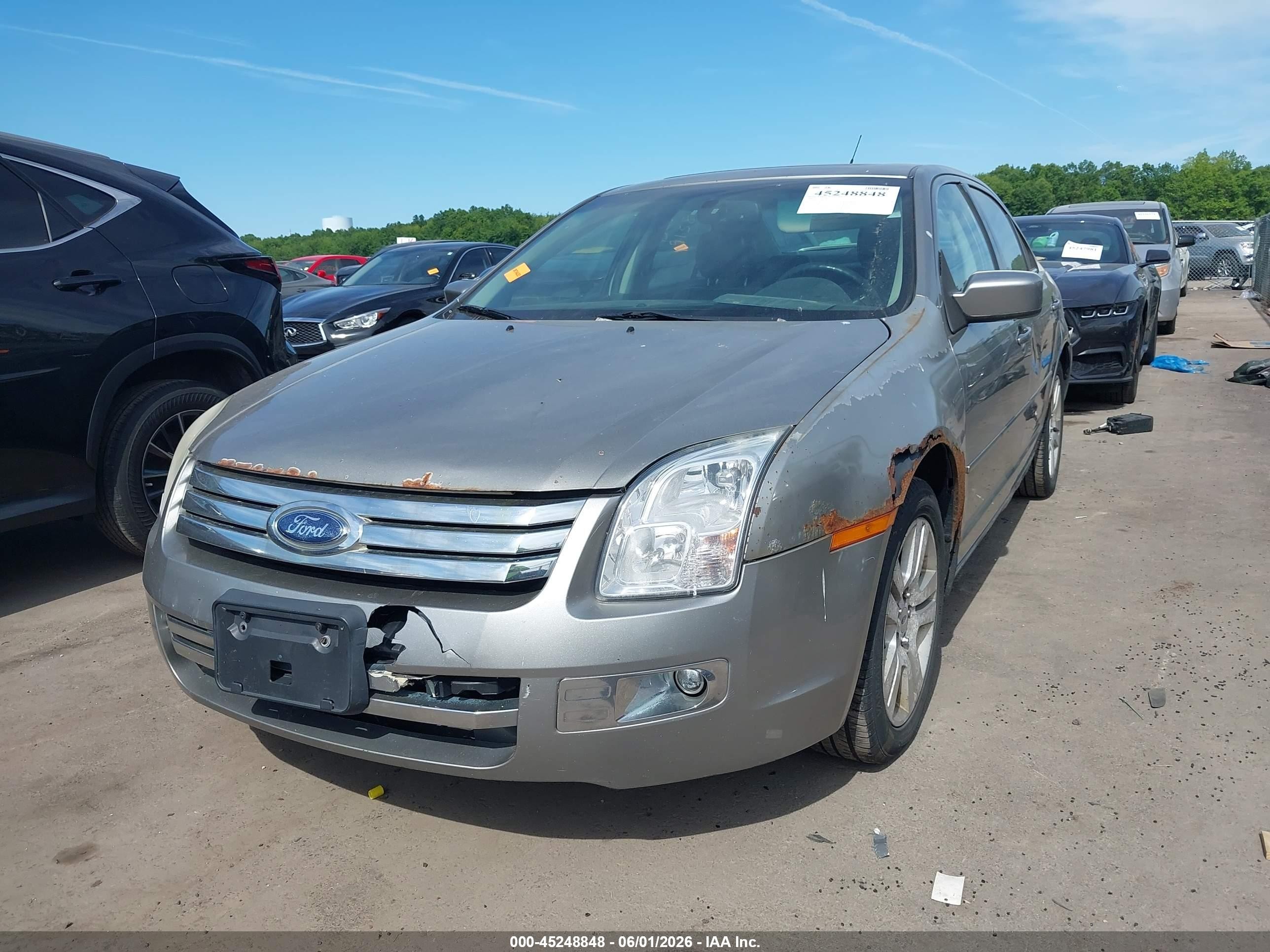 2008 Ford Fusion Sel Серебряный vin: 3FAHP08198R125141