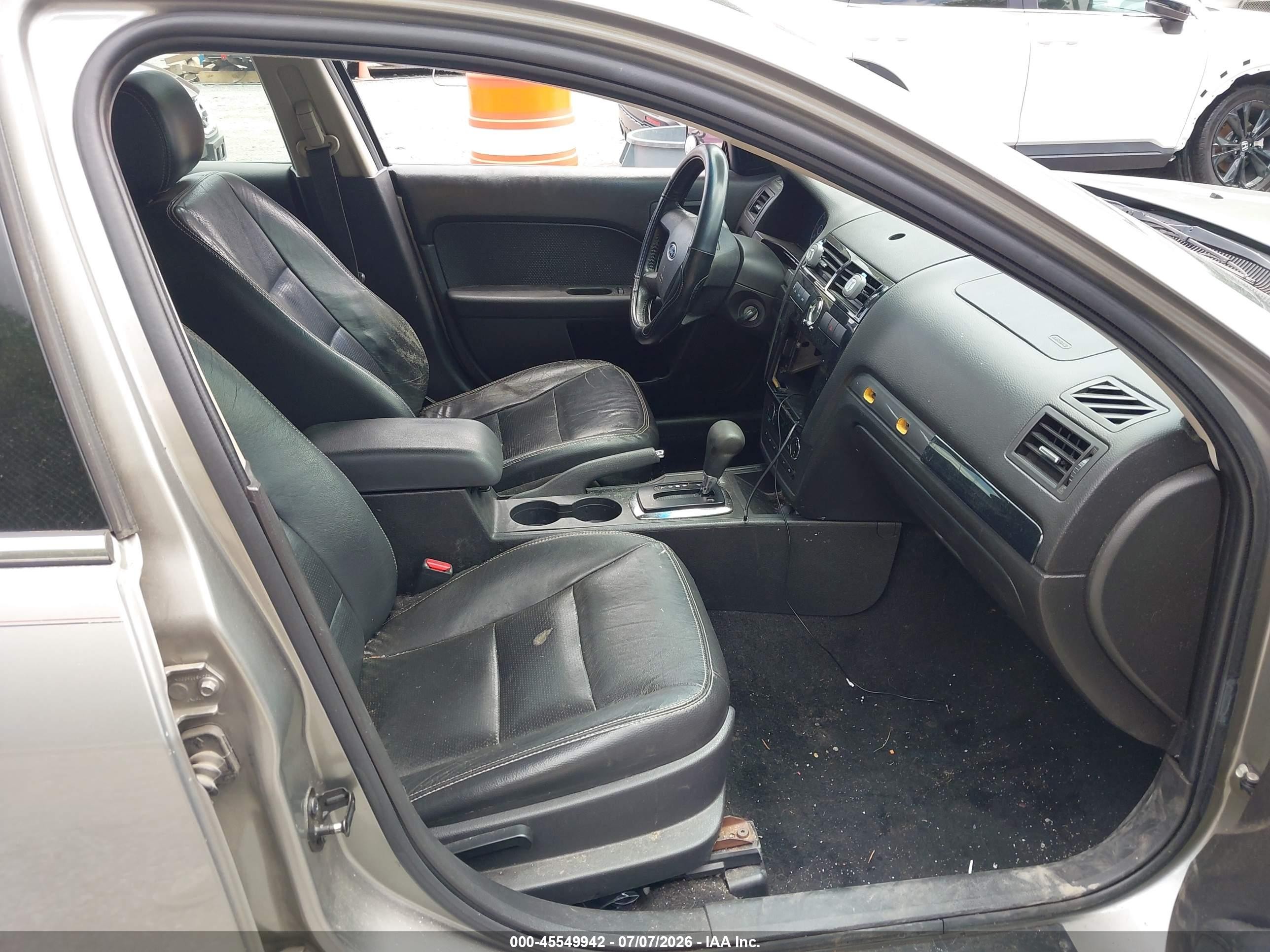 2008 Ford Fusion Sel Silver vin: 3FAHP08198R248745