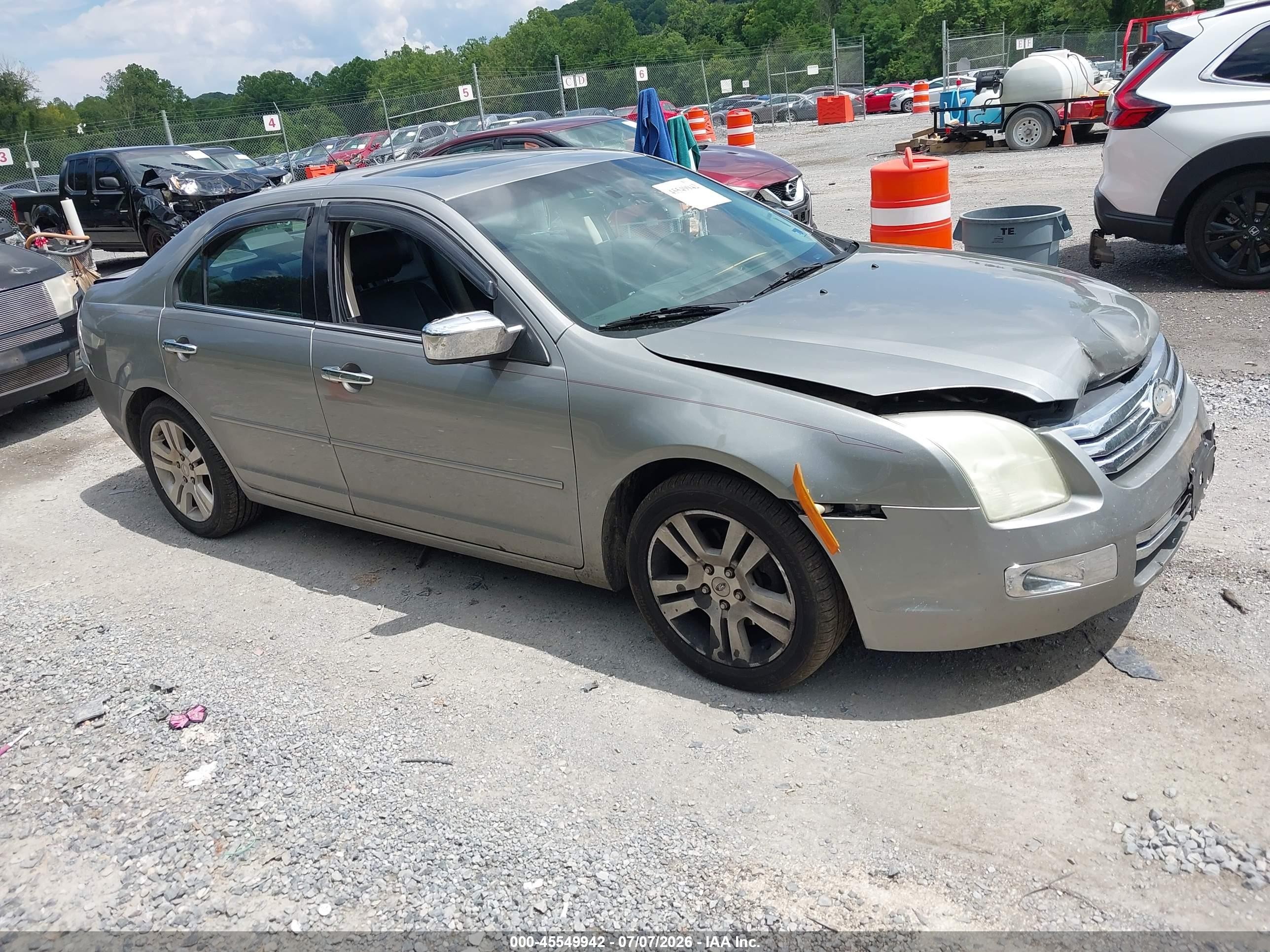 2008 Ford Fusion Sel Silver vin: 3FAHP08198R248745