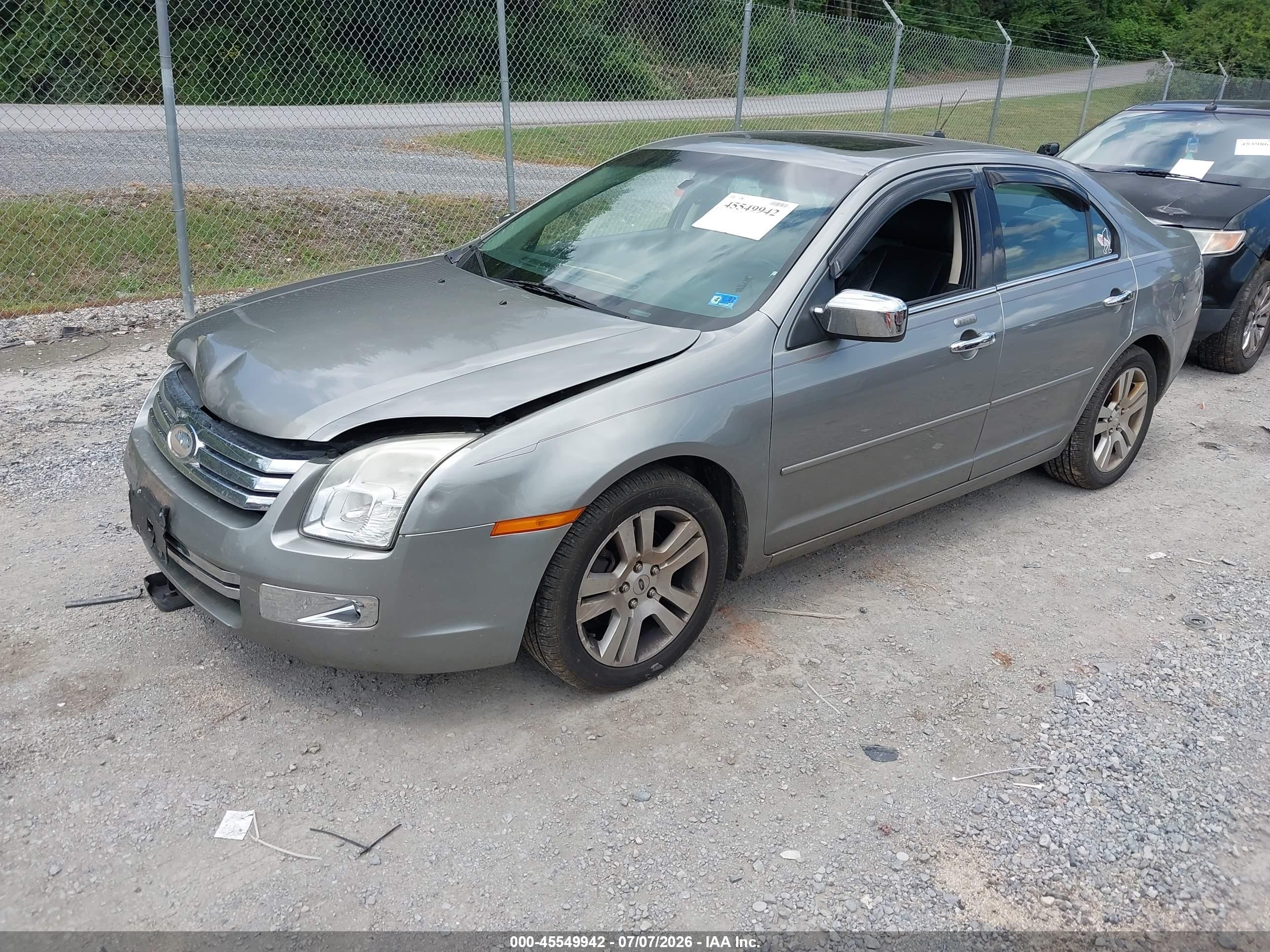 2008 Ford Fusion Sel Silver vin: 3FAHP08198R248745