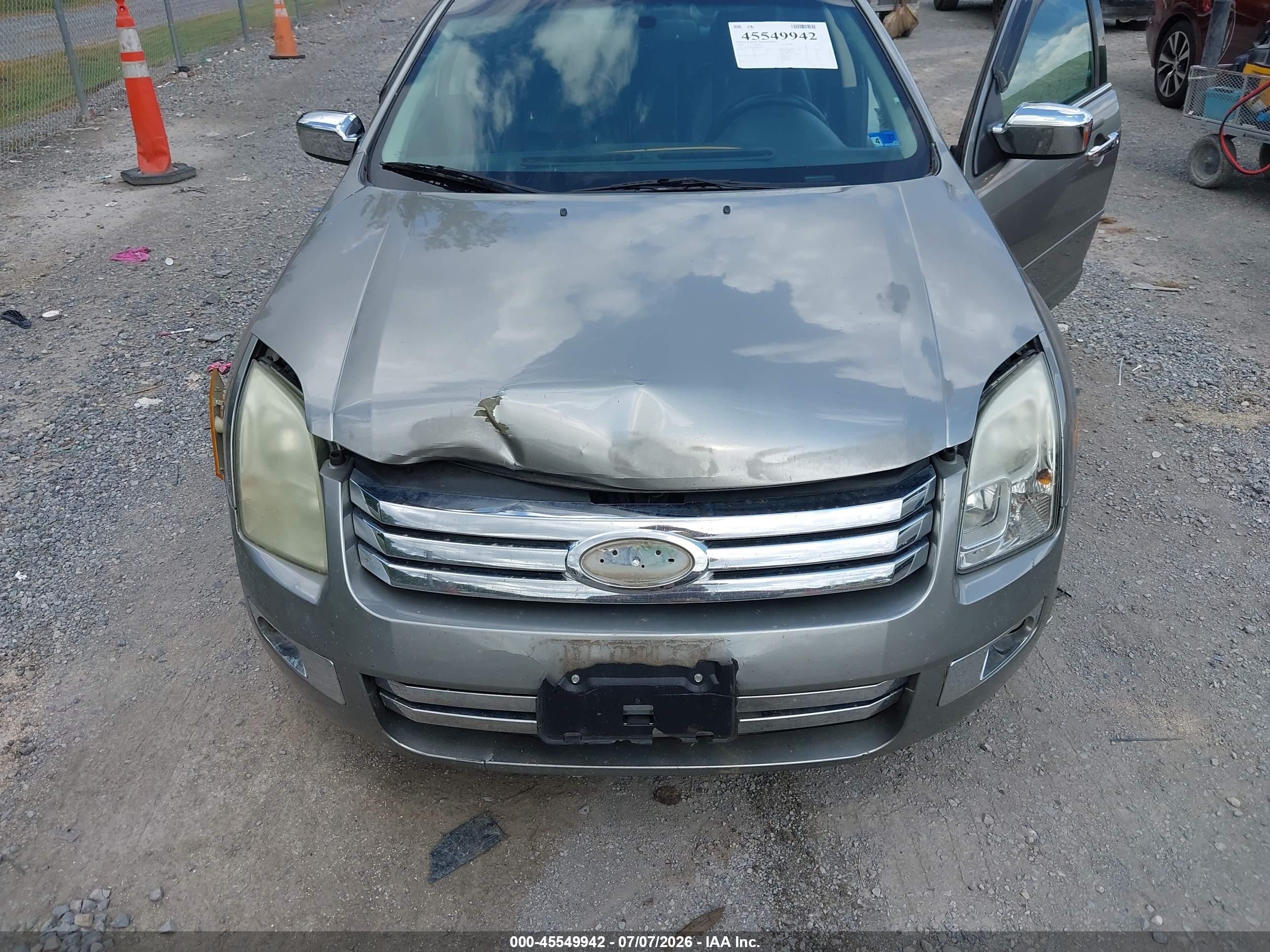 2008 Ford Fusion Sel Silver vin: 3FAHP08198R248745