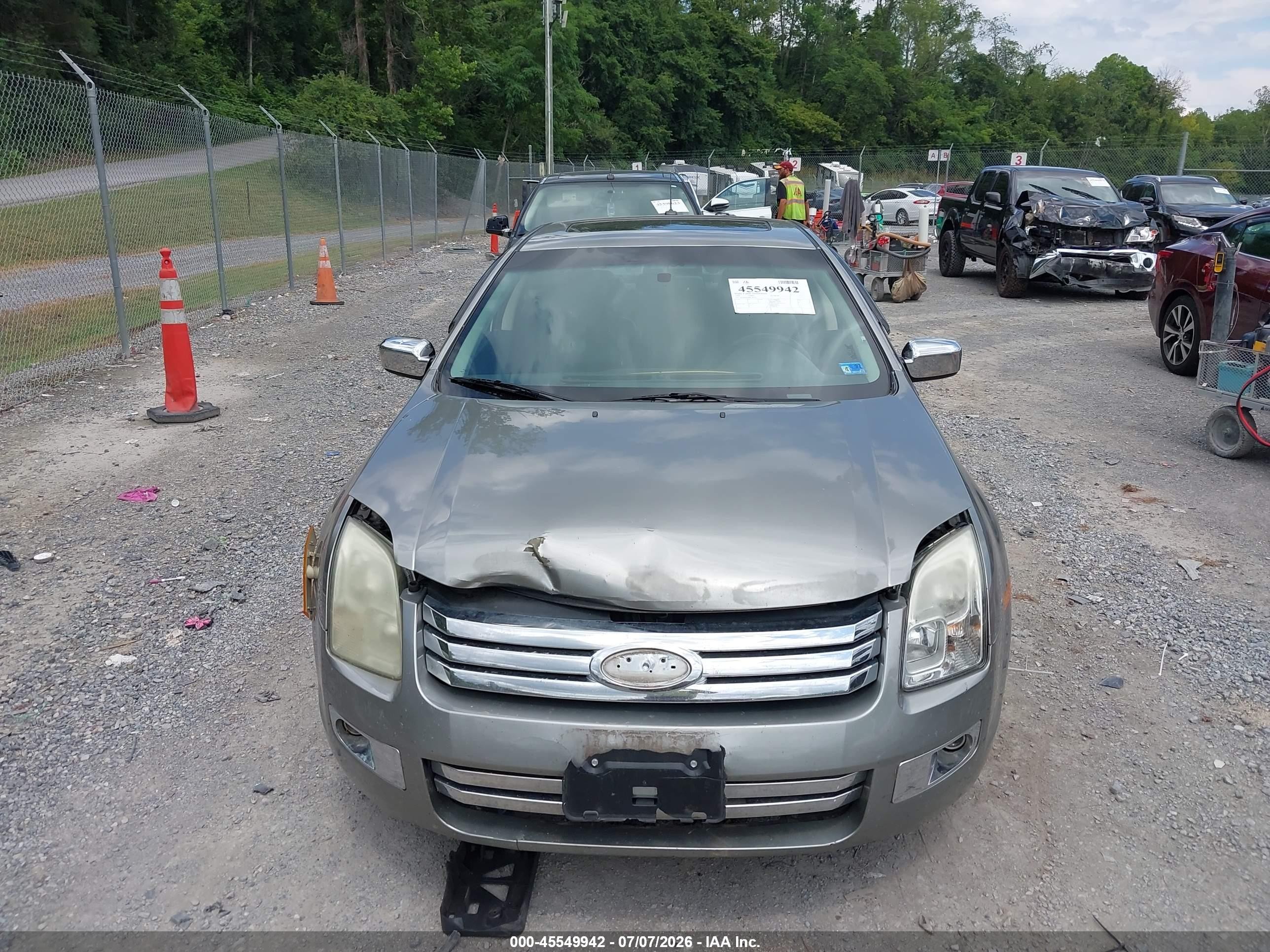 2008 Ford Fusion Sel Silver vin: 3FAHP08198R248745