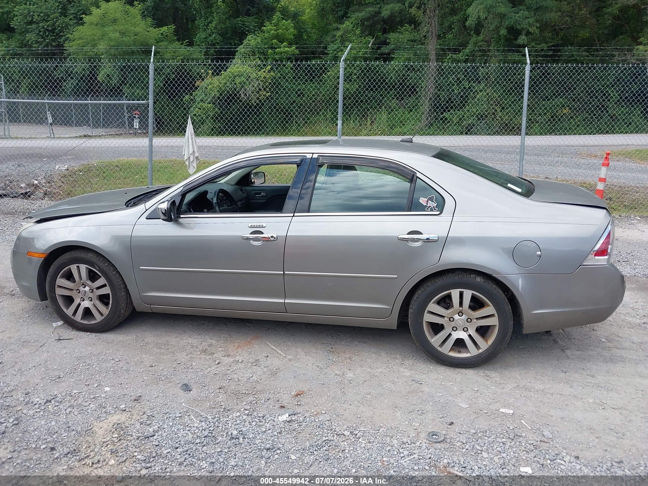 2008 Ford Fusion Sel Silver vin: 3FAHP08198R248745