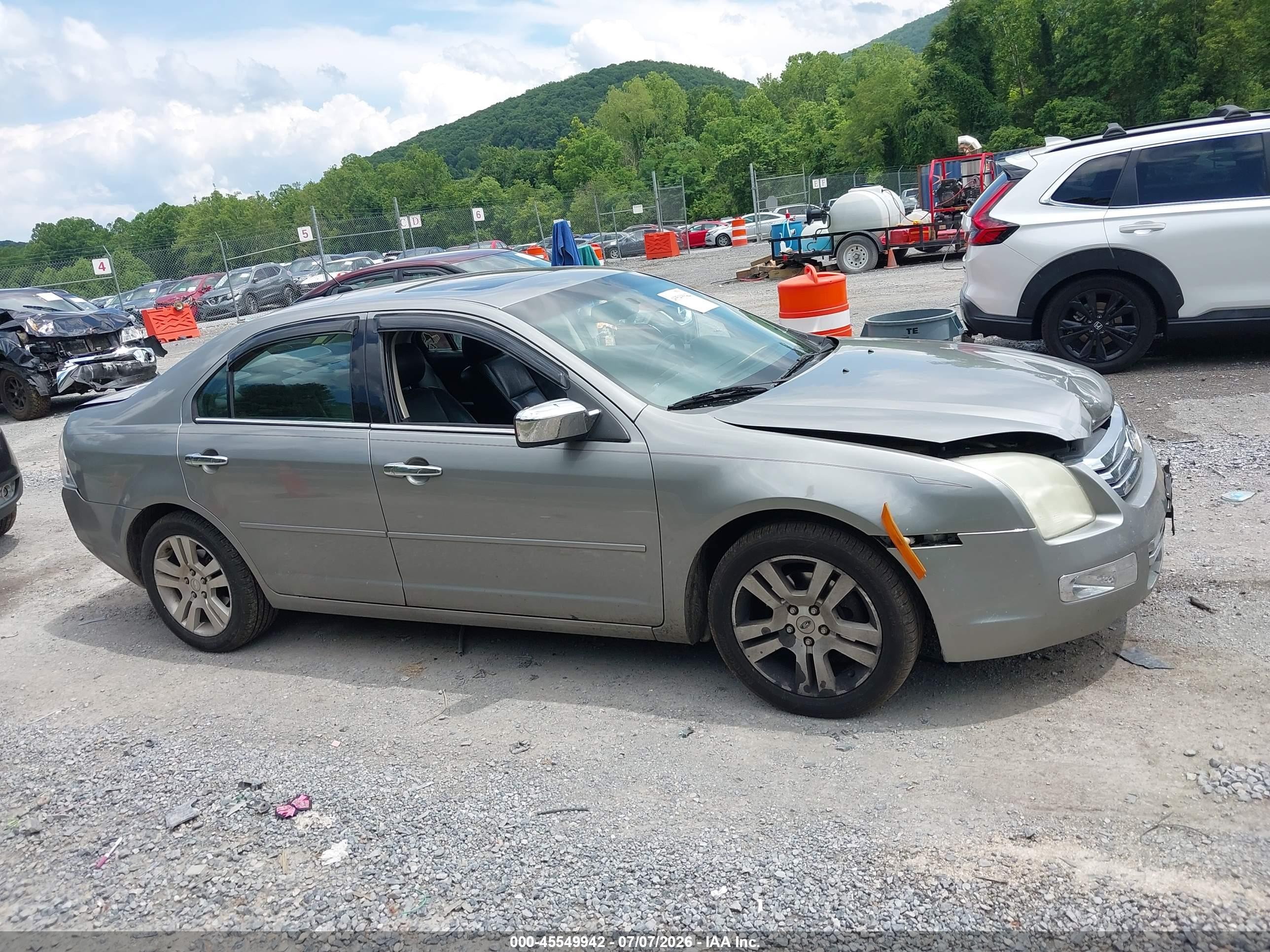 2008 Ford Fusion Sel Silver vin: 3FAHP08198R248745