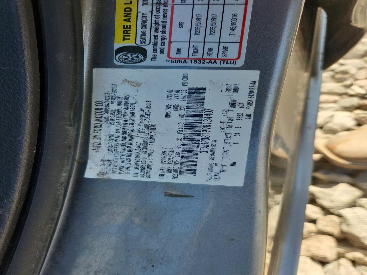 2009 Ford Fusion Sel Silver vin: 3FAHP08199R134407