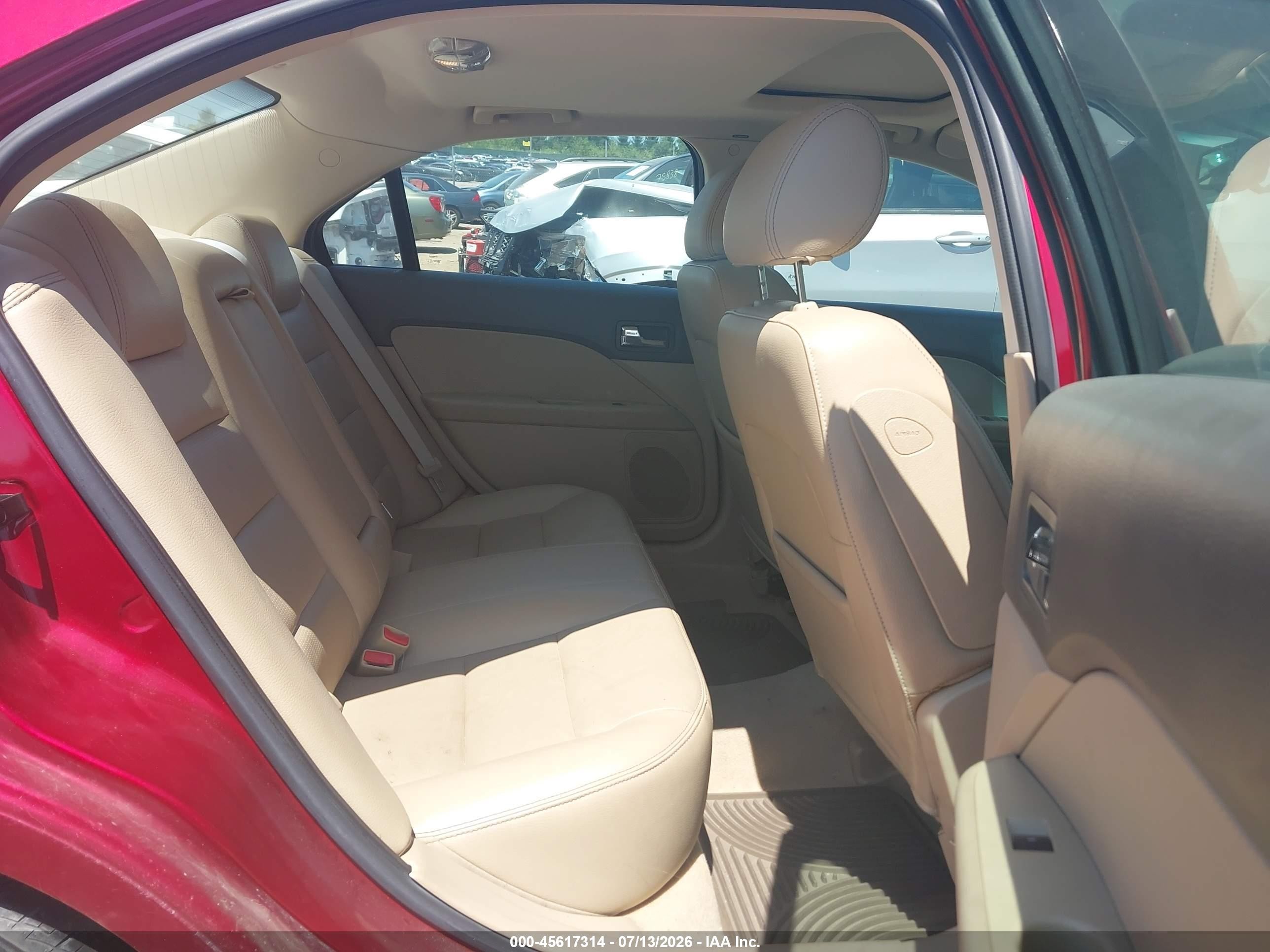 2008 Ford Fusion Sel Красный vin: 3FAHP081X8R104105