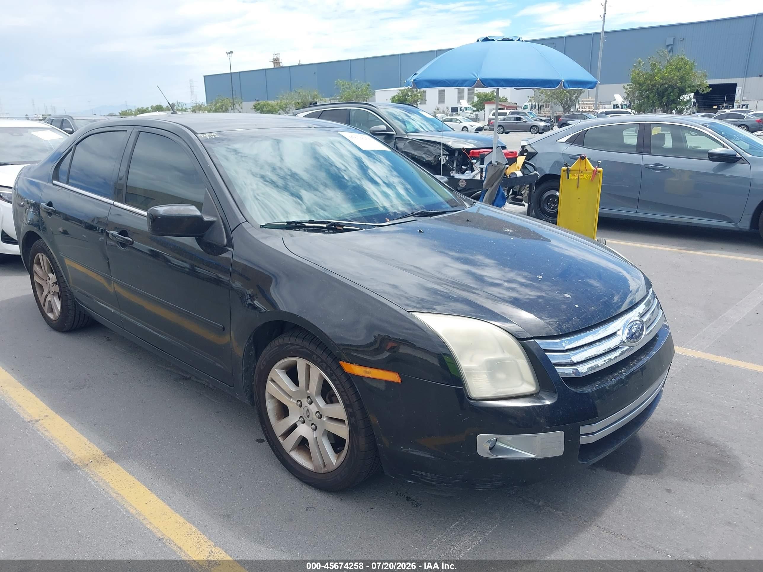 2008 Ford Fusion Sel Black vin: 3FAHP081X8R130395