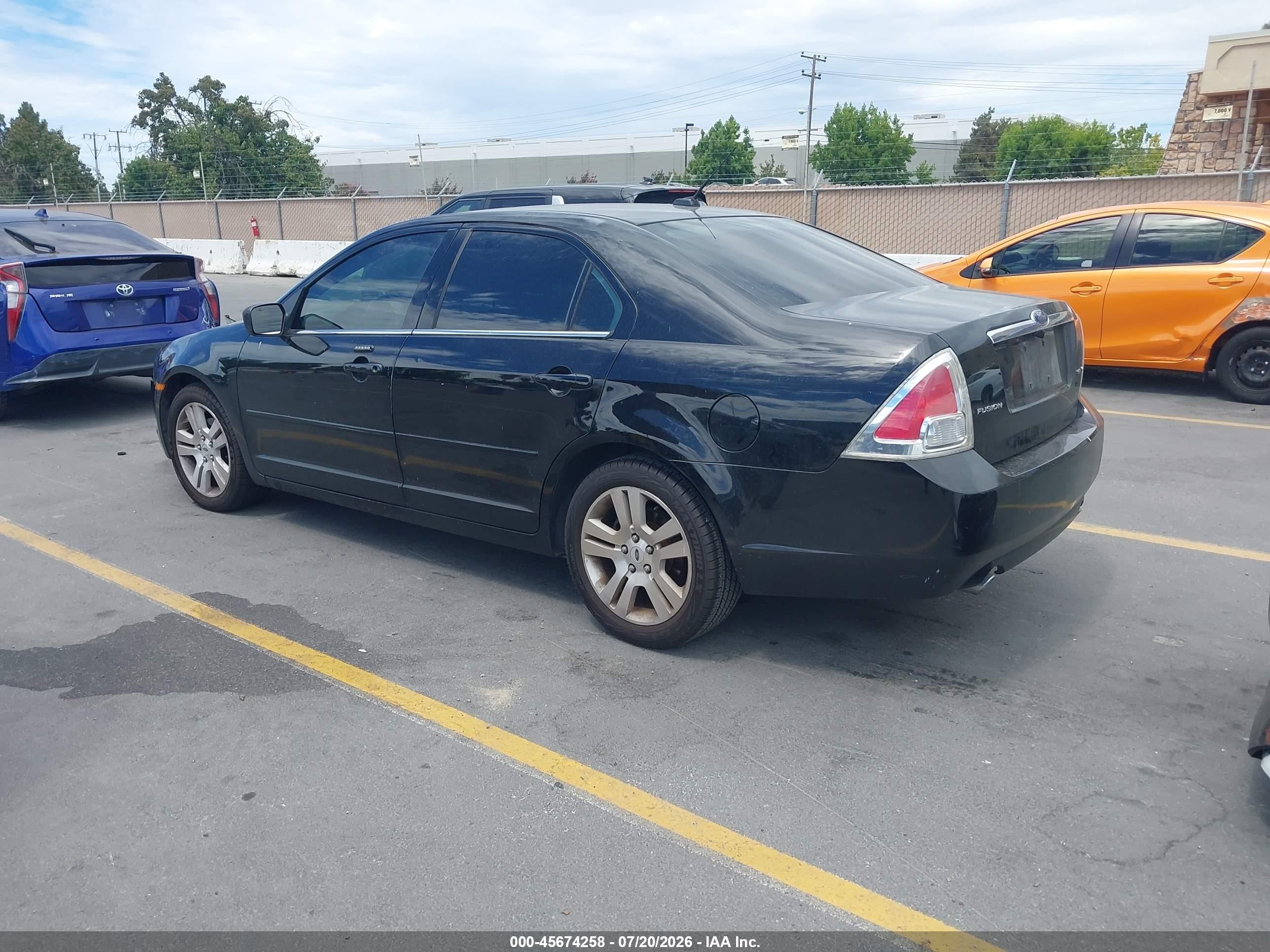 2008 Ford Fusion Sel Black vin: 3FAHP081X8R130395