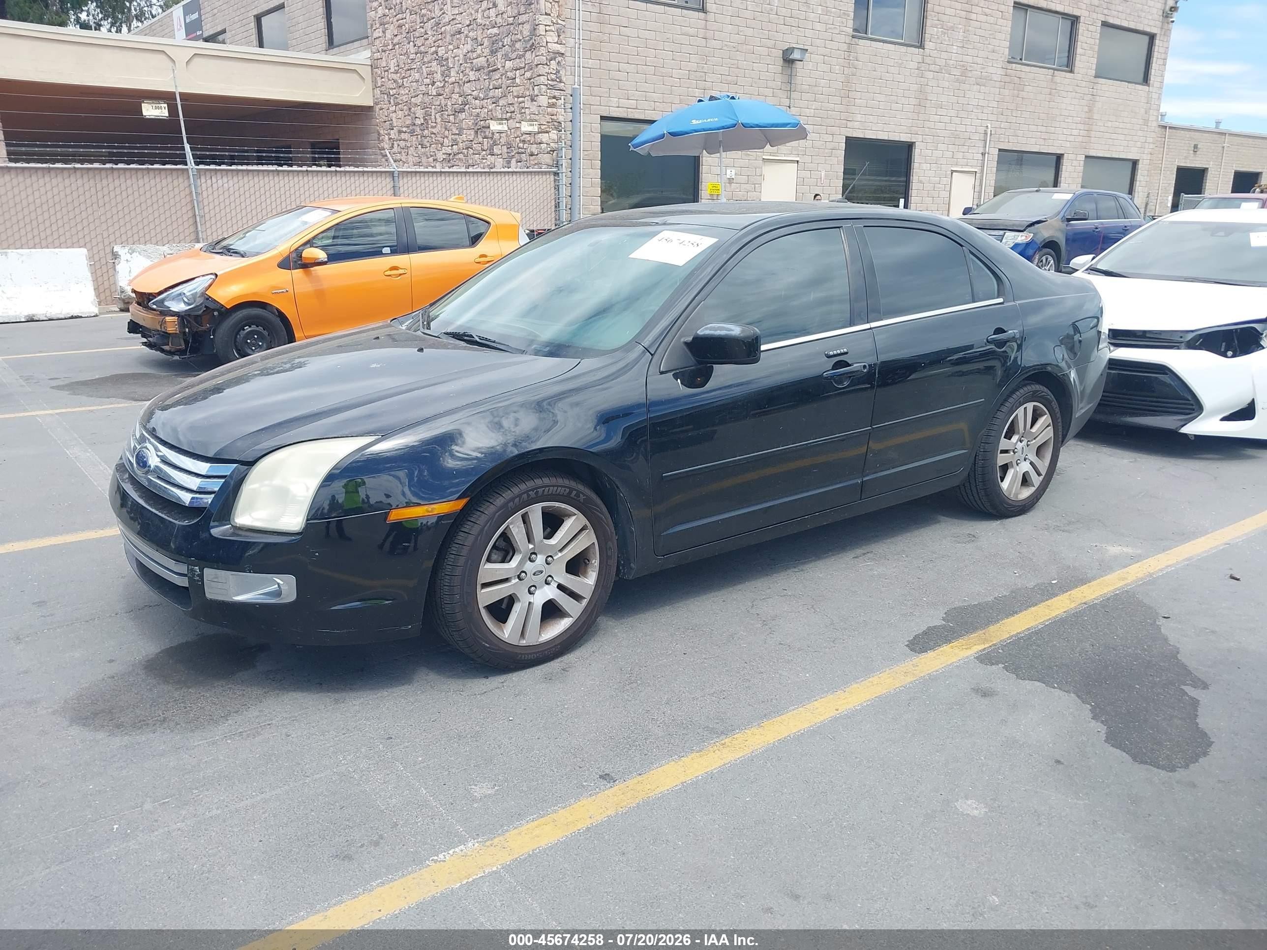 2008 Ford Fusion Sel Black vin: 3FAHP081X8R130395