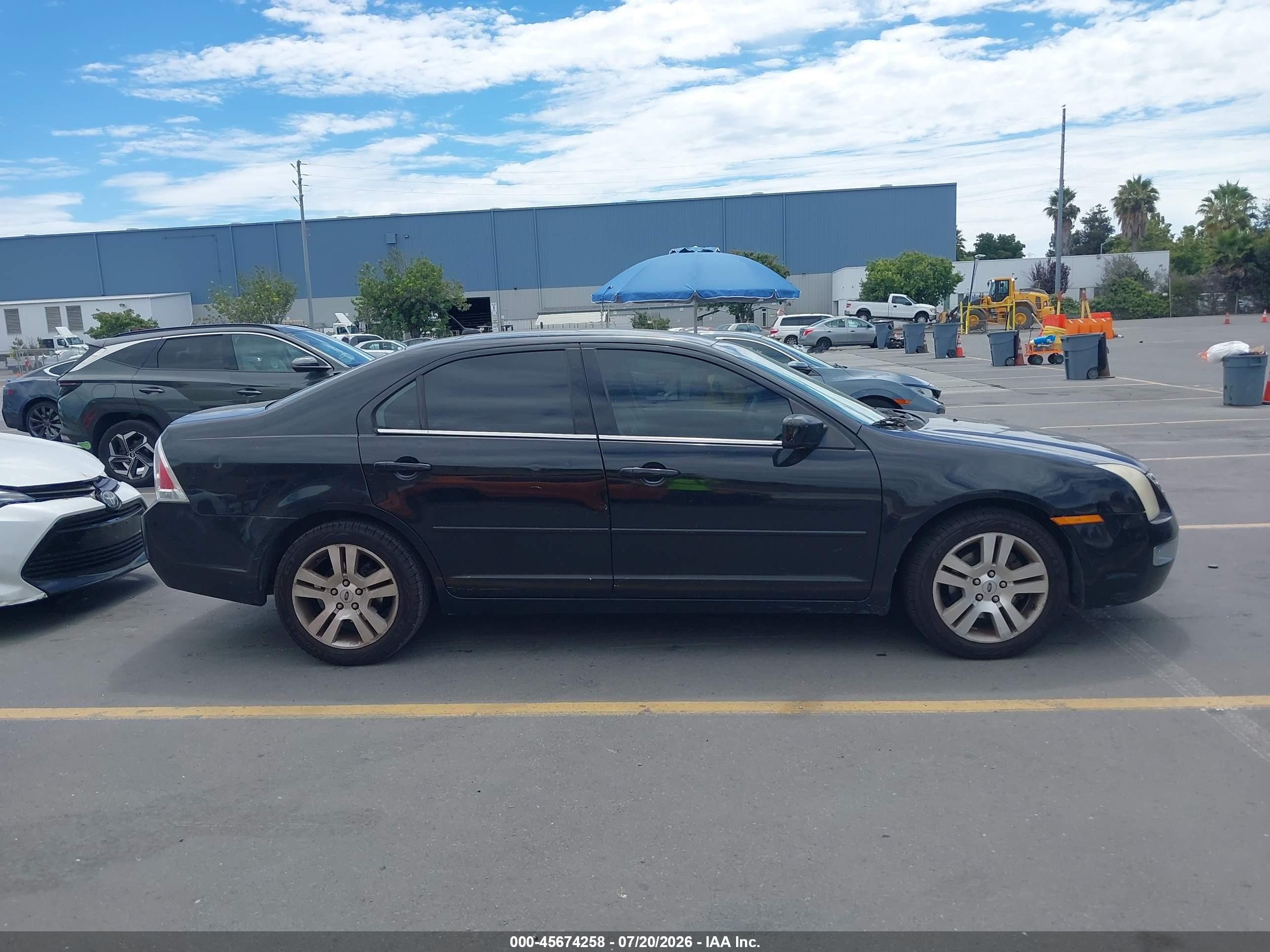 2008 Ford Fusion Sel Black vin: 3FAHP081X8R130395