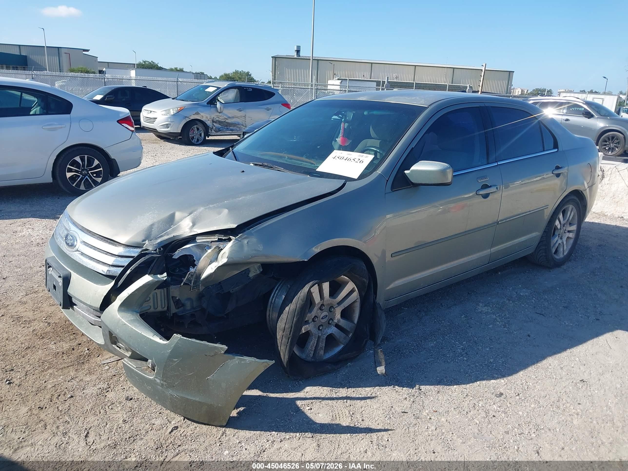 2008 Ford Fusion Sel Gray vin: 3FAHP081X8R156656