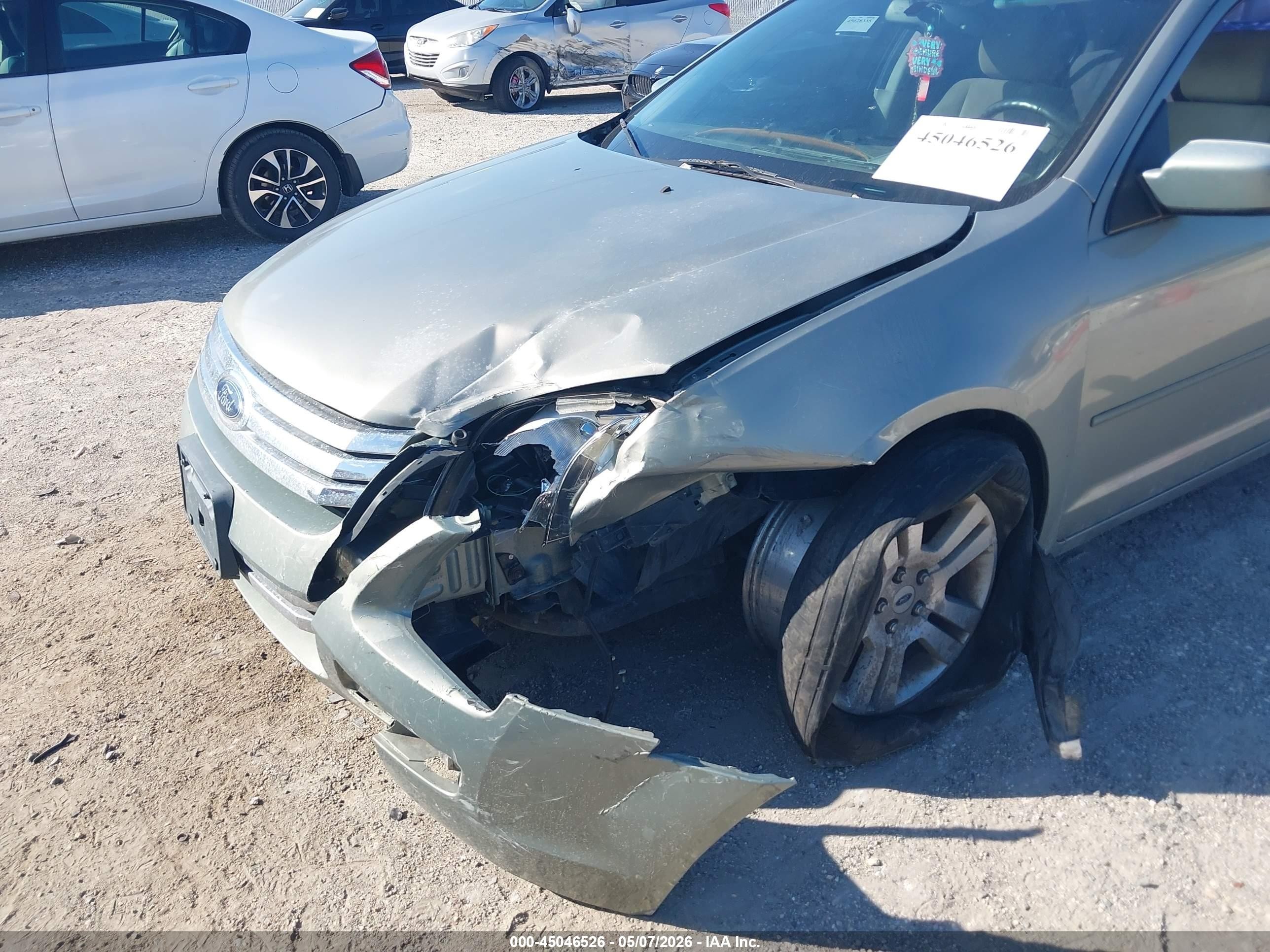 2008 Ford Fusion Sel Gray vin: 3FAHP081X8R156656