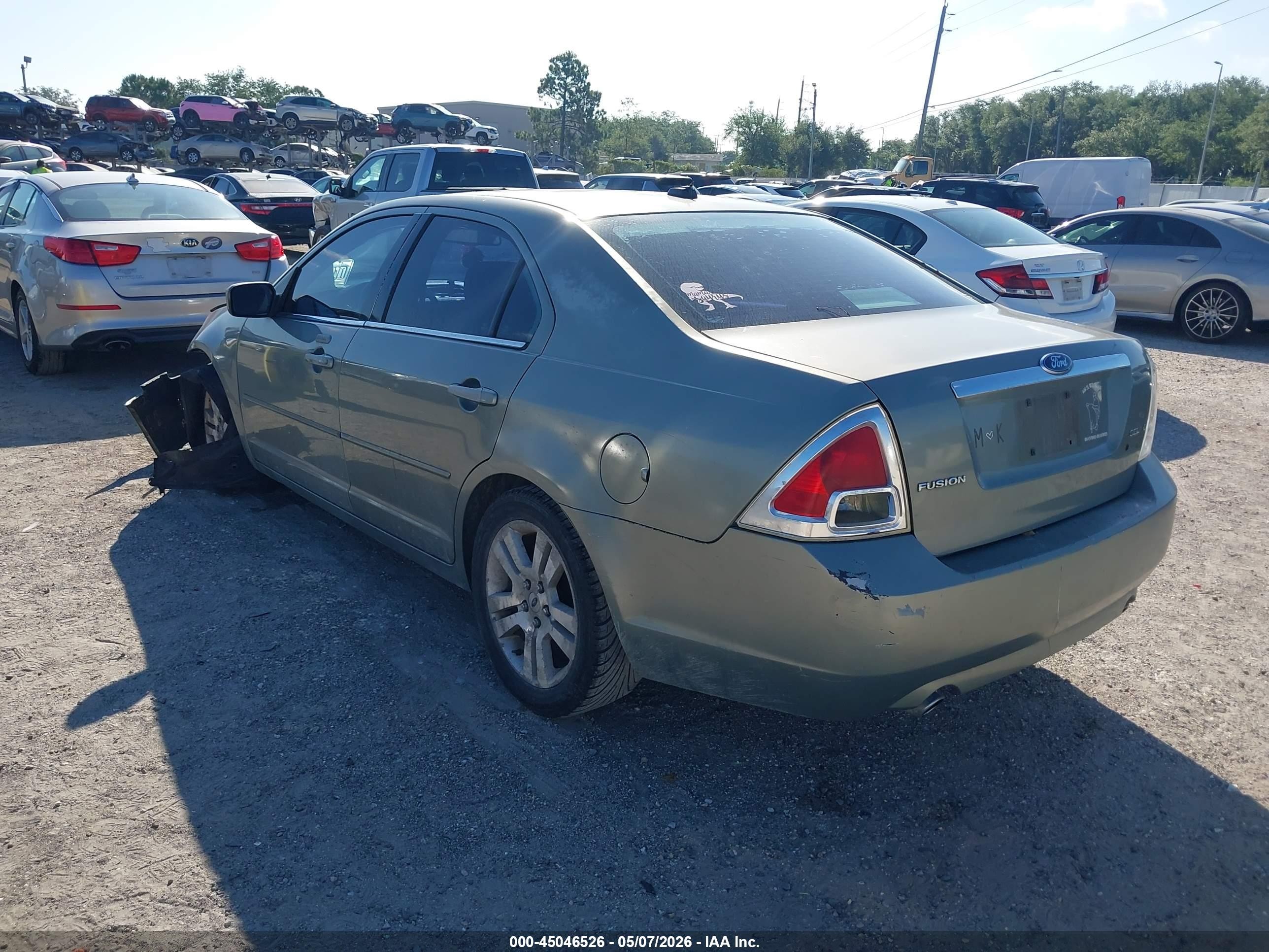 2008 Ford Fusion Sel Gray vin: 3FAHP081X8R156656