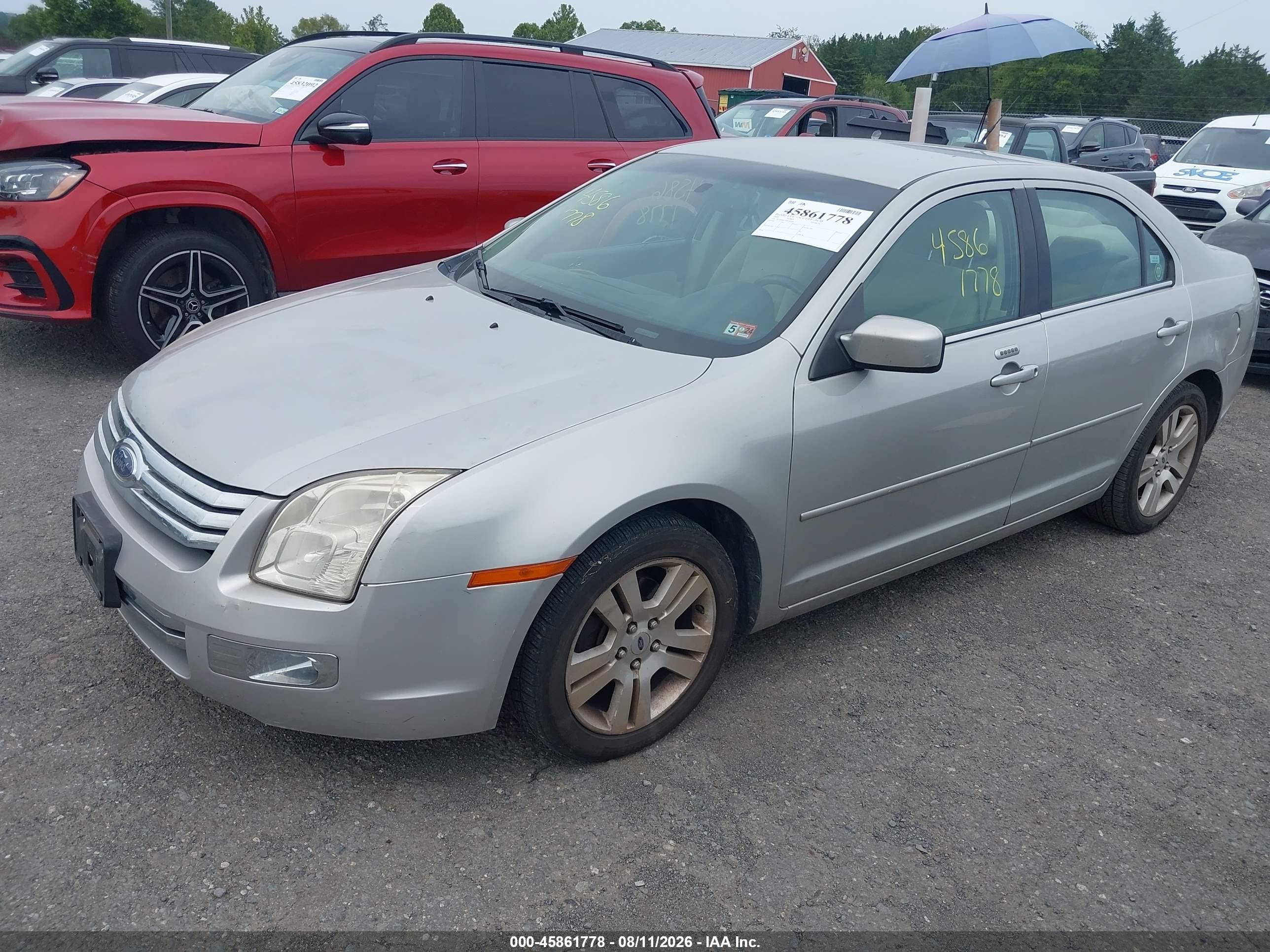 2008 Ford Fusion Sel Серебряный vin: 3FAHP081X8R168046