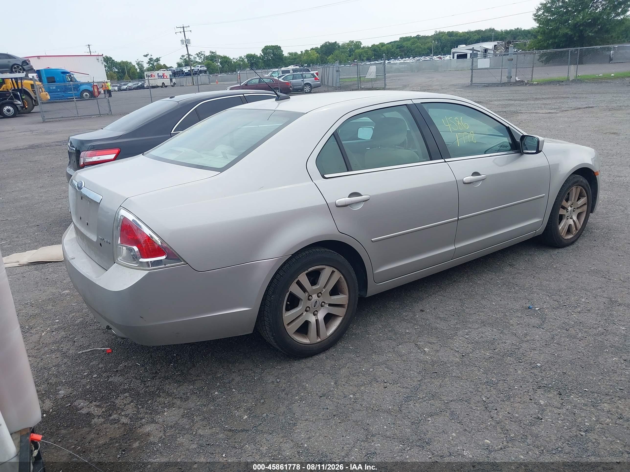 2008 Ford Fusion Sel Серебряный vin: 3FAHP081X8R168046