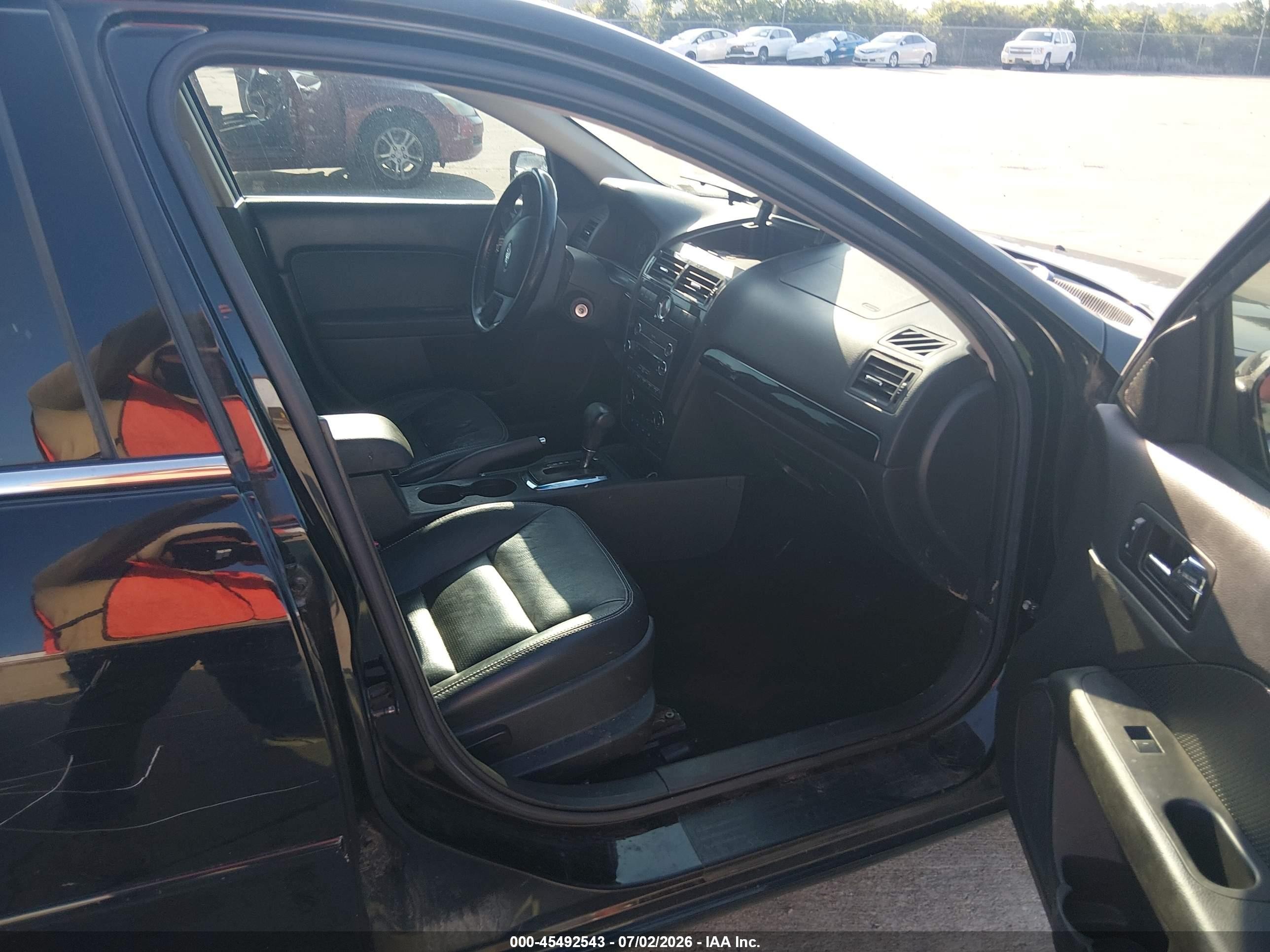 2008 Ford Fusion Sel Black vin: 3FAHP081X8R254067