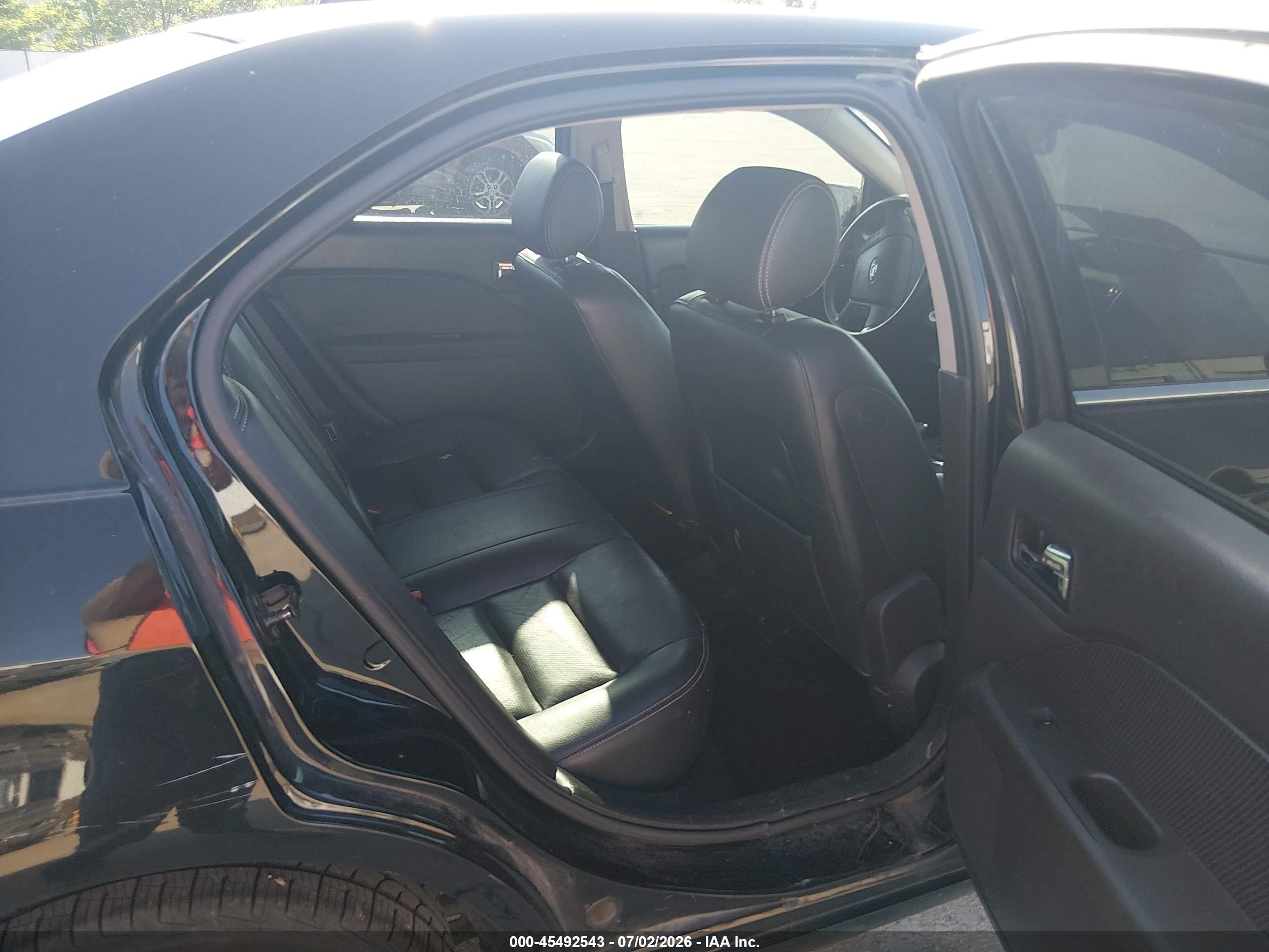 2008 Ford Fusion Sel Black vin: 3FAHP081X8R254067