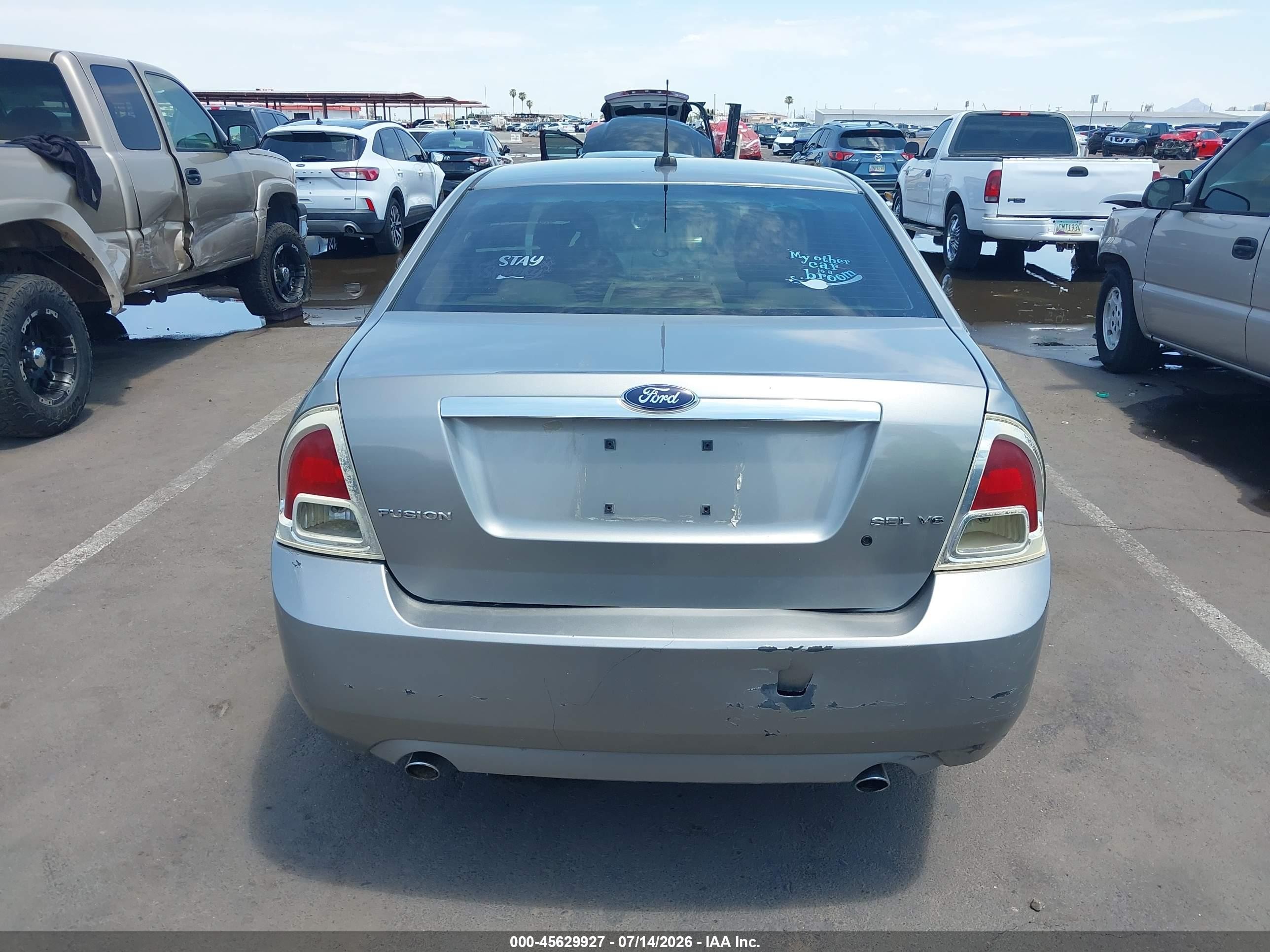 2009 Ford Fusion Sel Silver vin: 3FAHP081X9R163883