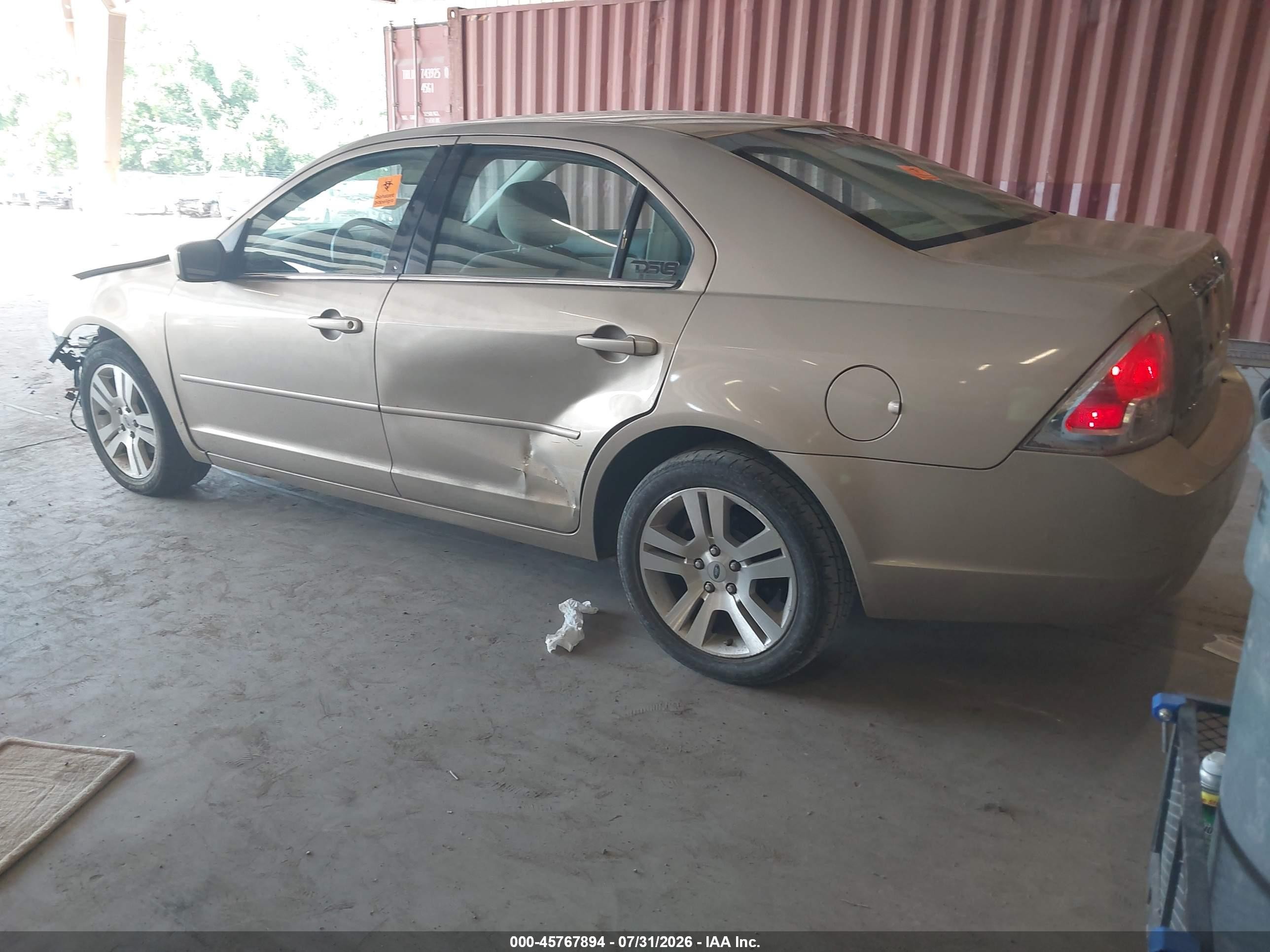 2006 Ford Fusion Sel Gold vin: 3FAHP08Z06R151808