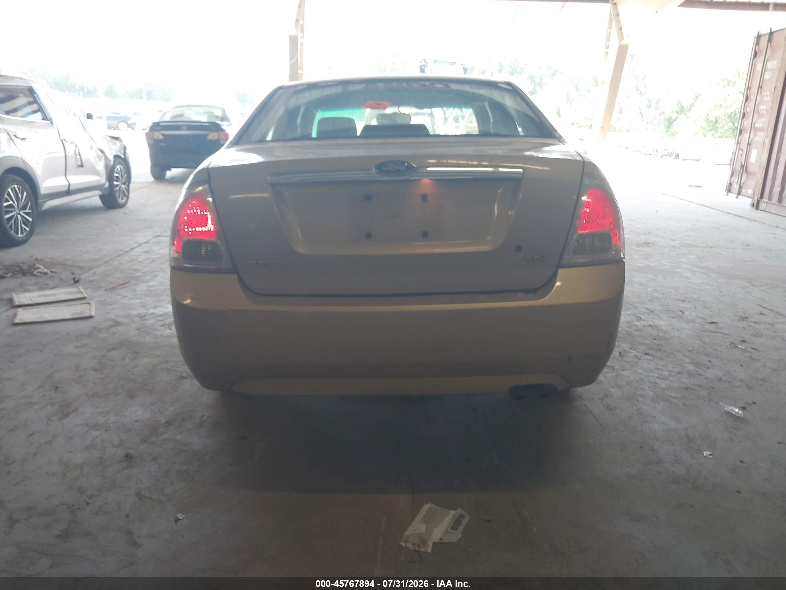 2006 Ford Fusion Sel Gold vin: 3FAHP08Z06R151808