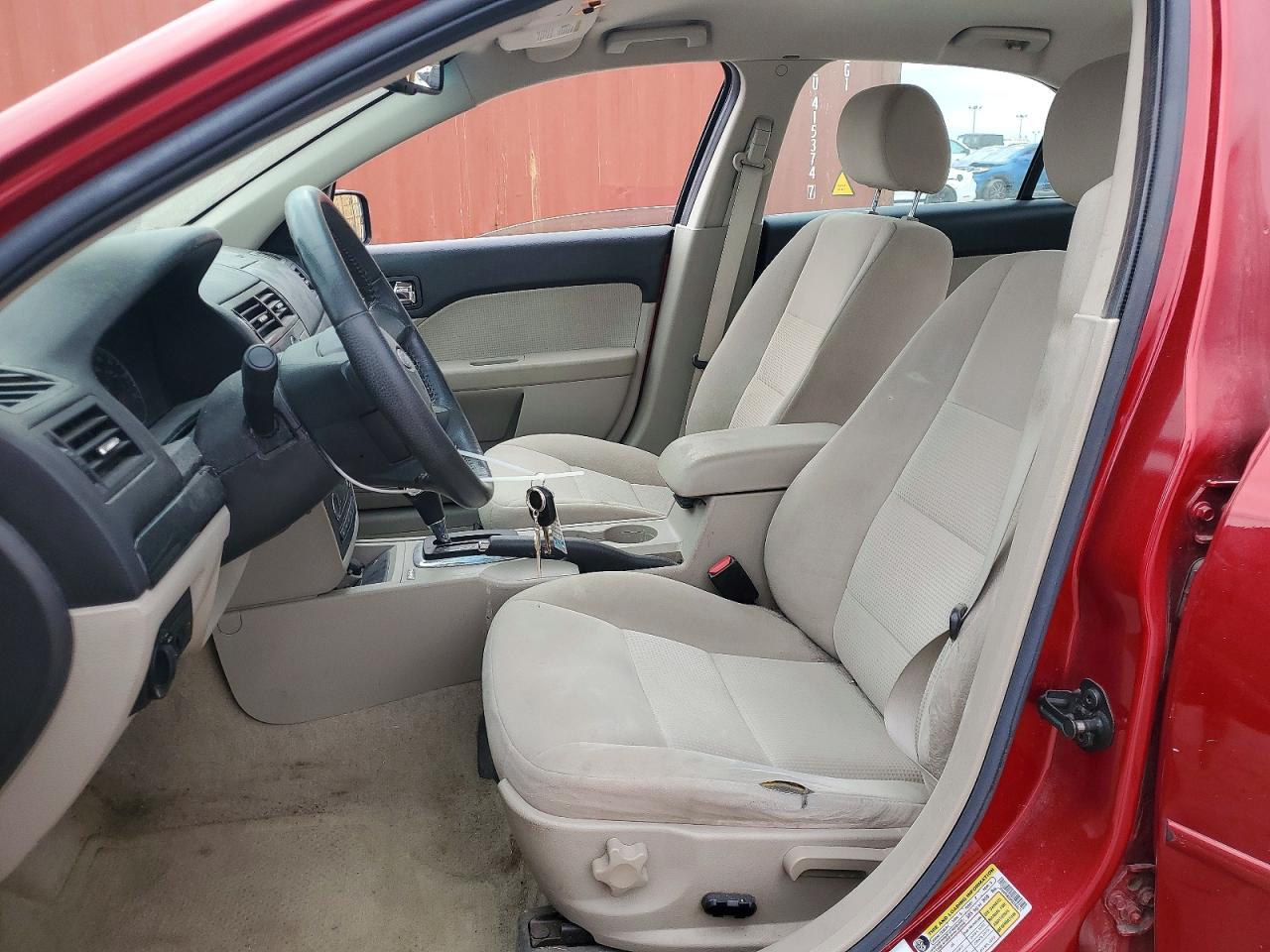 2008 Ford Fusion Sel Red vin: 3FAHP08Z08R269571