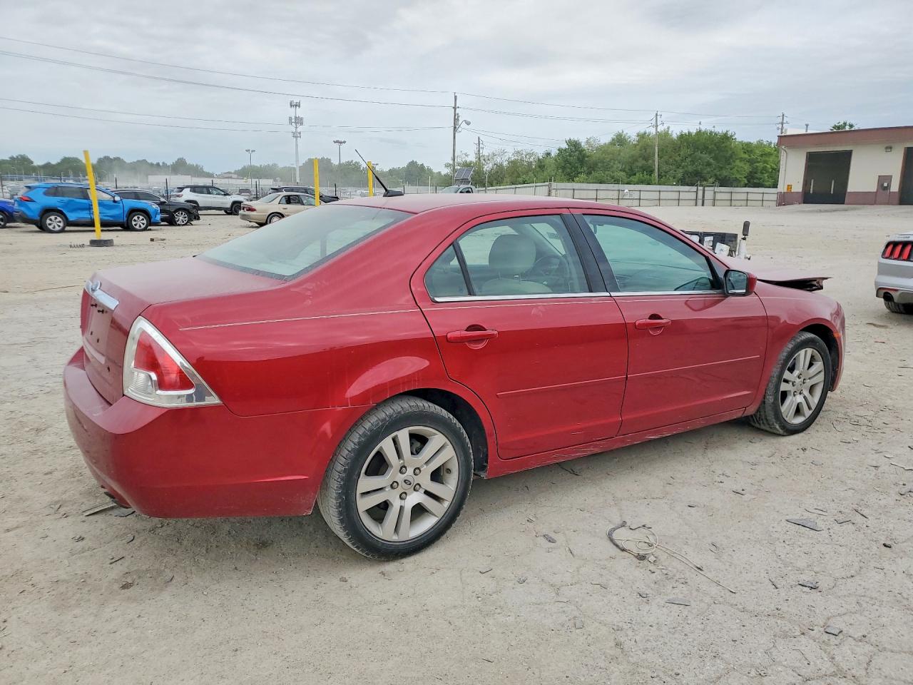 2008 Ford Fusion Sel Red vin: 3FAHP08Z08R269571