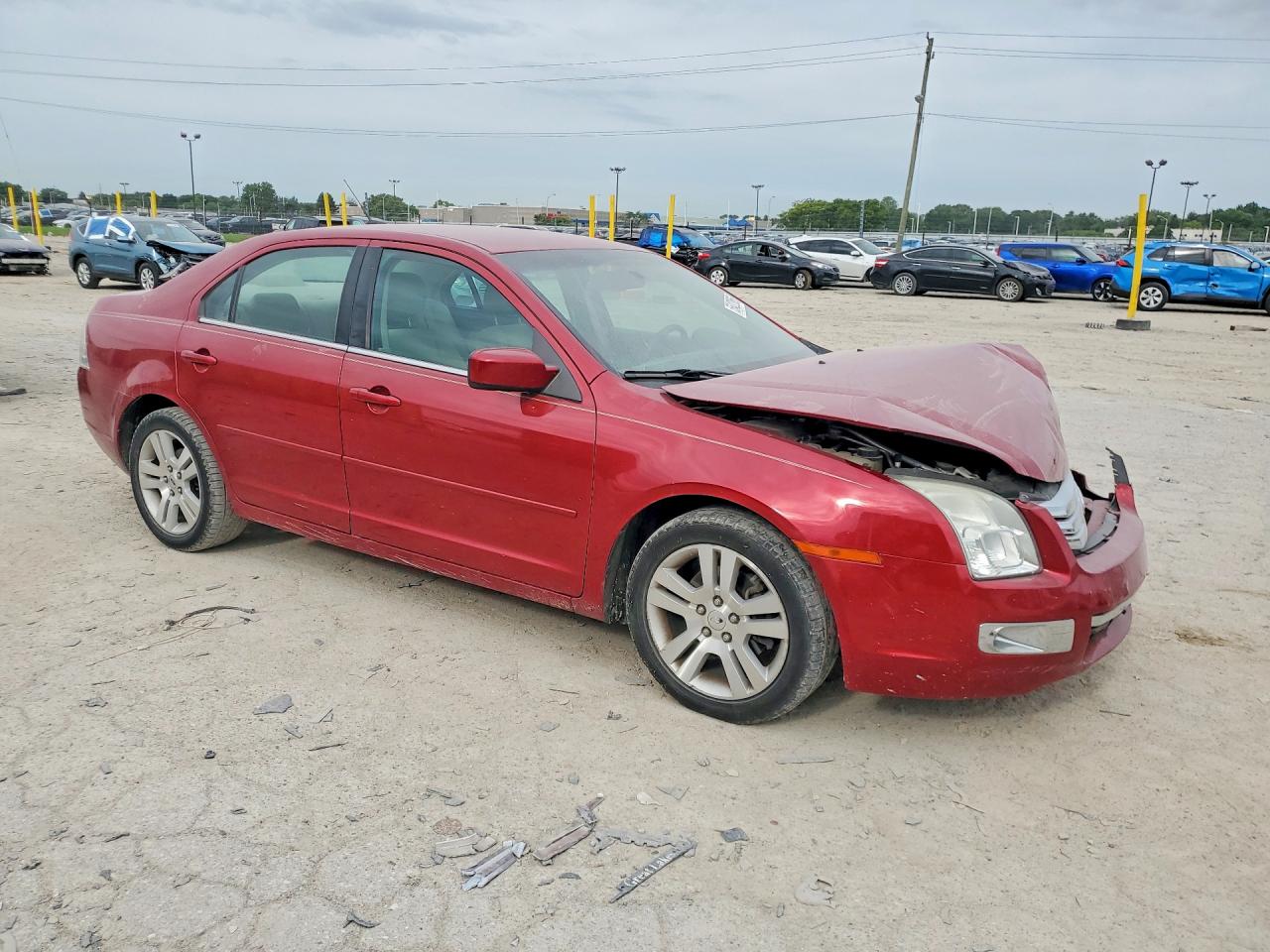 2008 Ford Fusion Sel Red vin: 3FAHP08Z08R269571