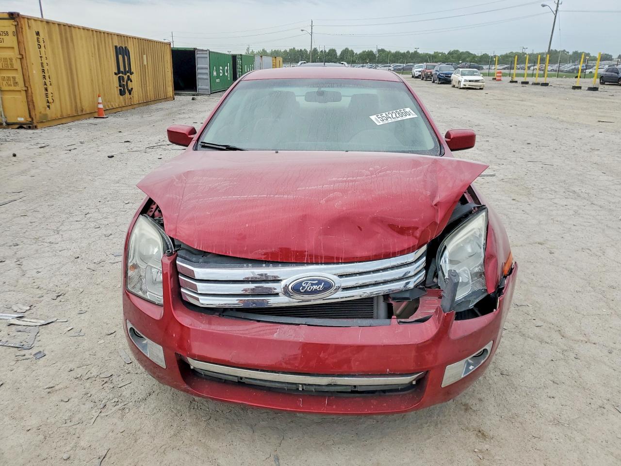 2008 Ford Fusion Sel Red vin: 3FAHP08Z08R269571