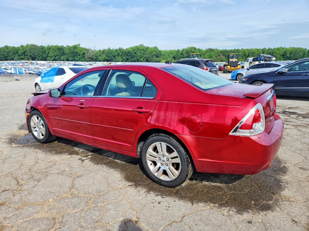 2009 Ford Fusion Sel Red vin: 3FAHP08Z09R186286