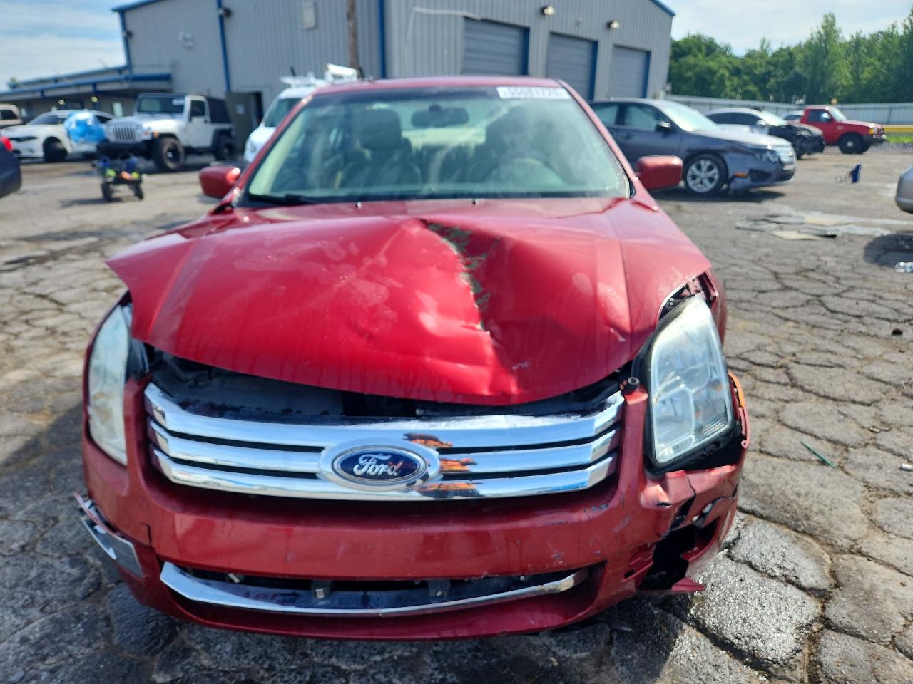 2009 Ford Fusion Sel Red vin: 3FAHP08Z09R186286