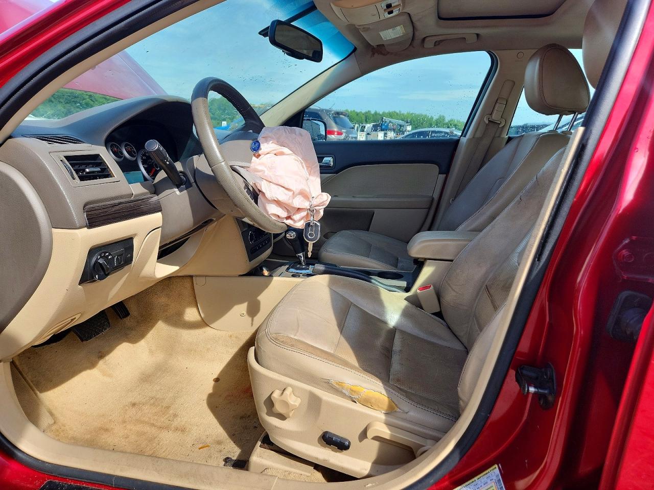 2009 Ford Fusion Sel Red vin: 3FAHP08Z09R186286