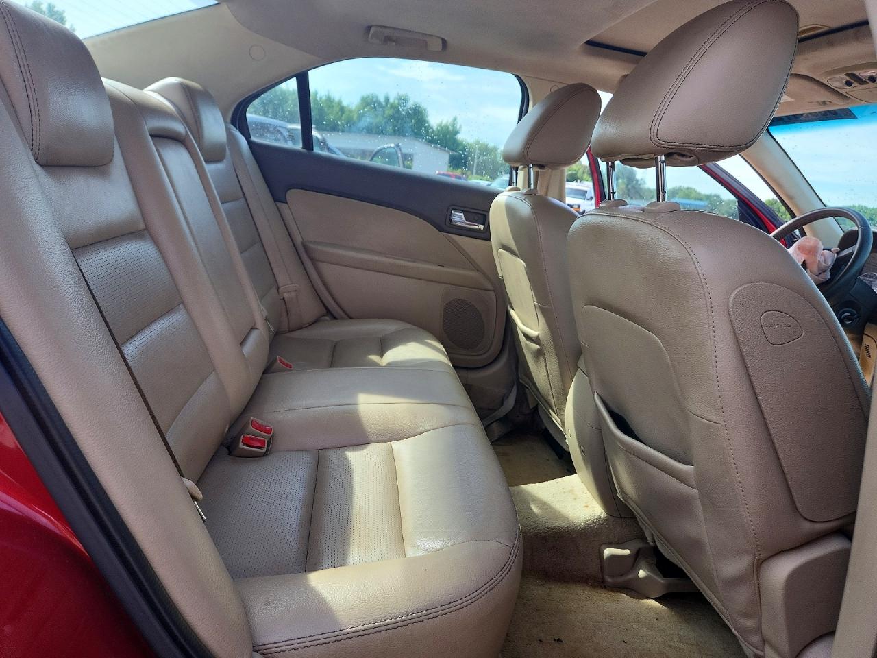 2009 Ford Fusion Sel Red vin: 3FAHP08Z09R186286