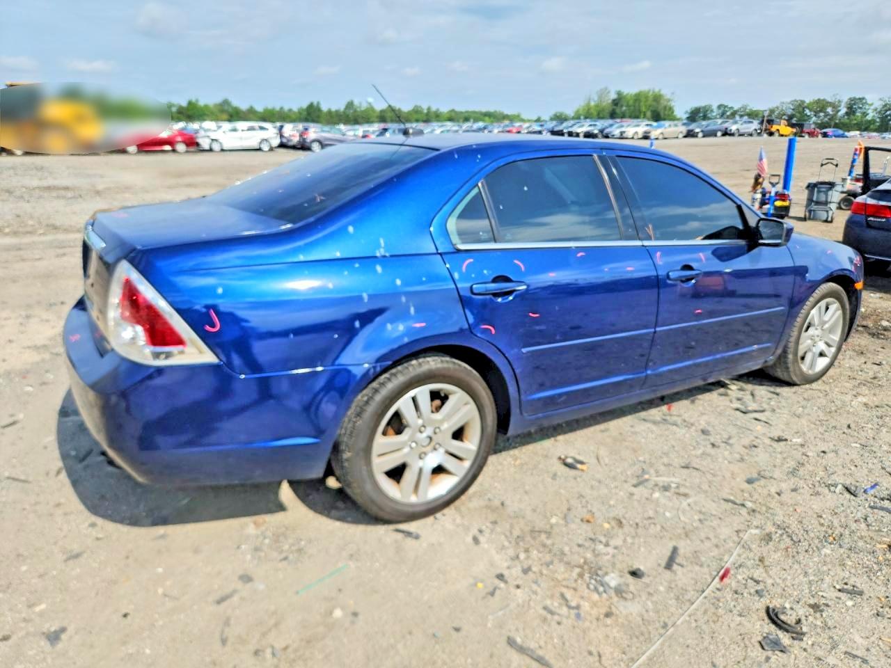 2007 Ford Fusion Sel Blue vin: 3FAHP08Z17R267181