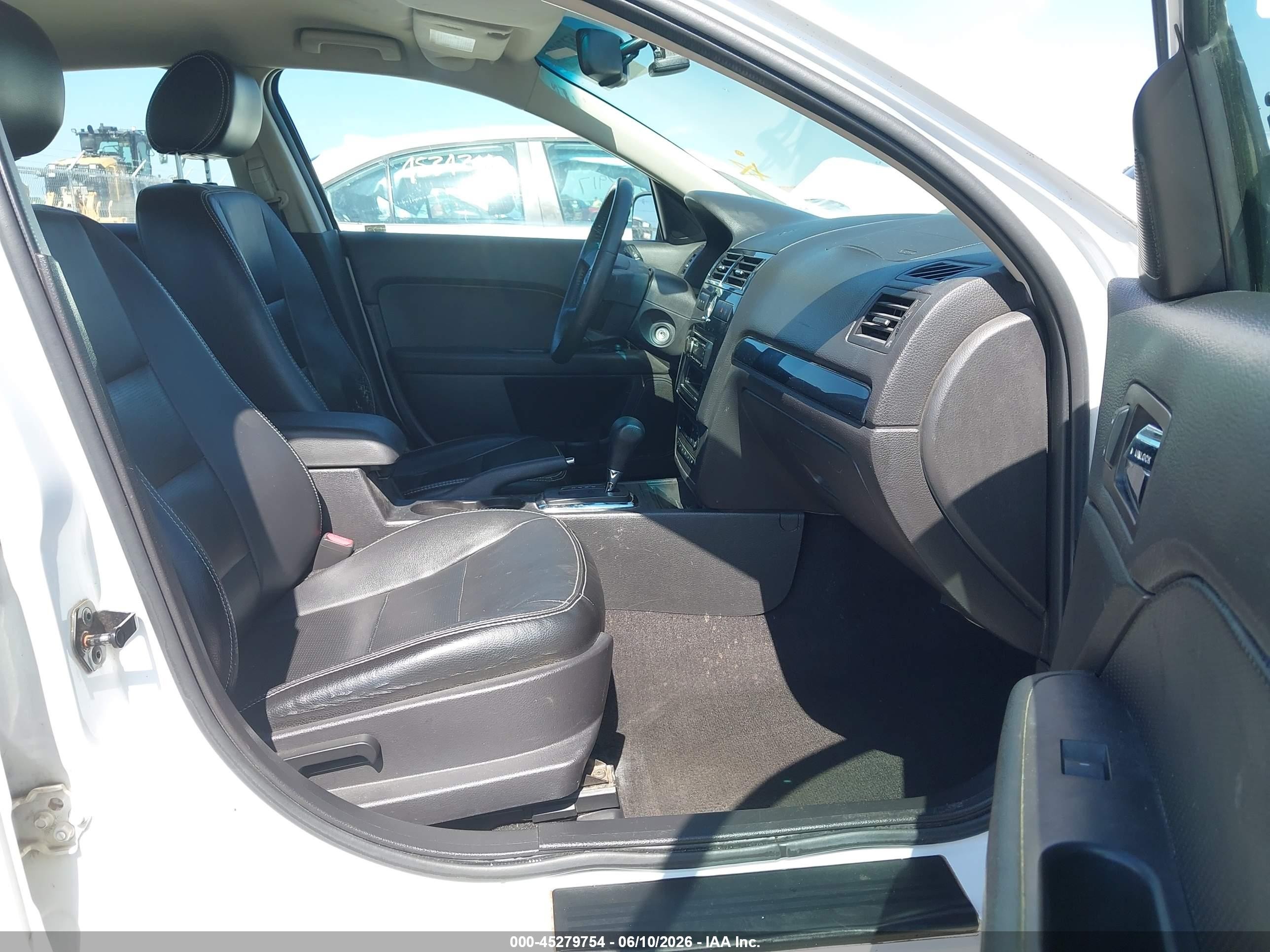 2007 Ford Fusion Sel White vin: 3FAHP08Z27R125227