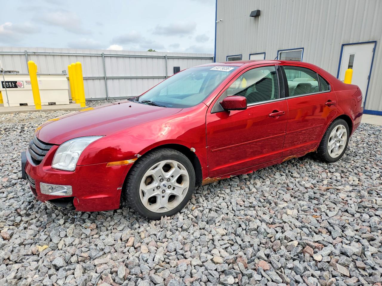 2007 Ford Fusion Sel Red vin: 3FAHP08Z27R136230