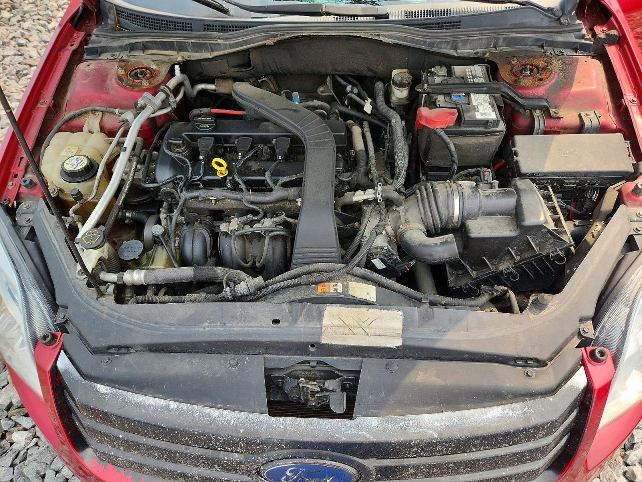 2007 Ford Fusion Sel Red vin: 3FAHP08Z27R136230