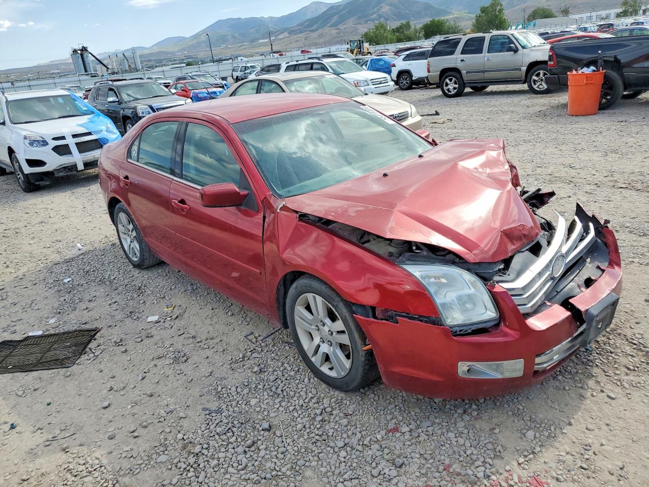 2008 Ford Fusion Sel Red vin: 3FAHP08Z28R268714