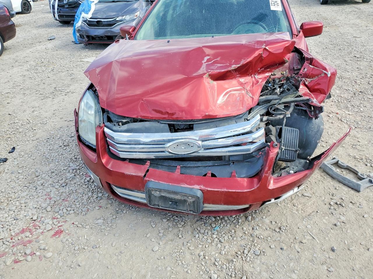 2008 Ford Fusion Sel Red vin: 3FAHP08Z28R268714
