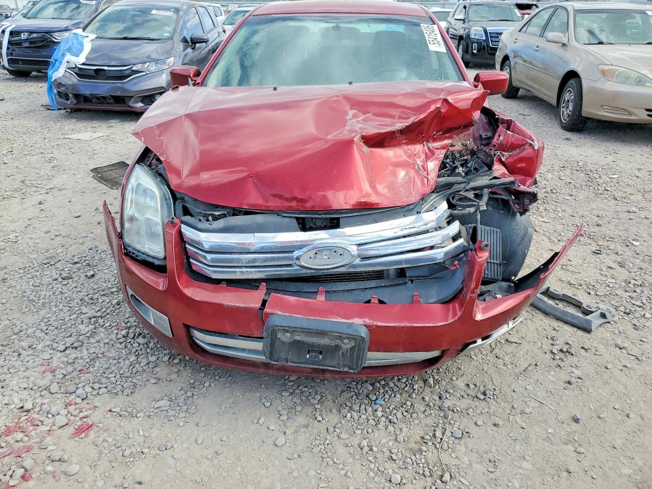 2008 Ford Fusion Sel Red vin: 3FAHP08Z28R268714