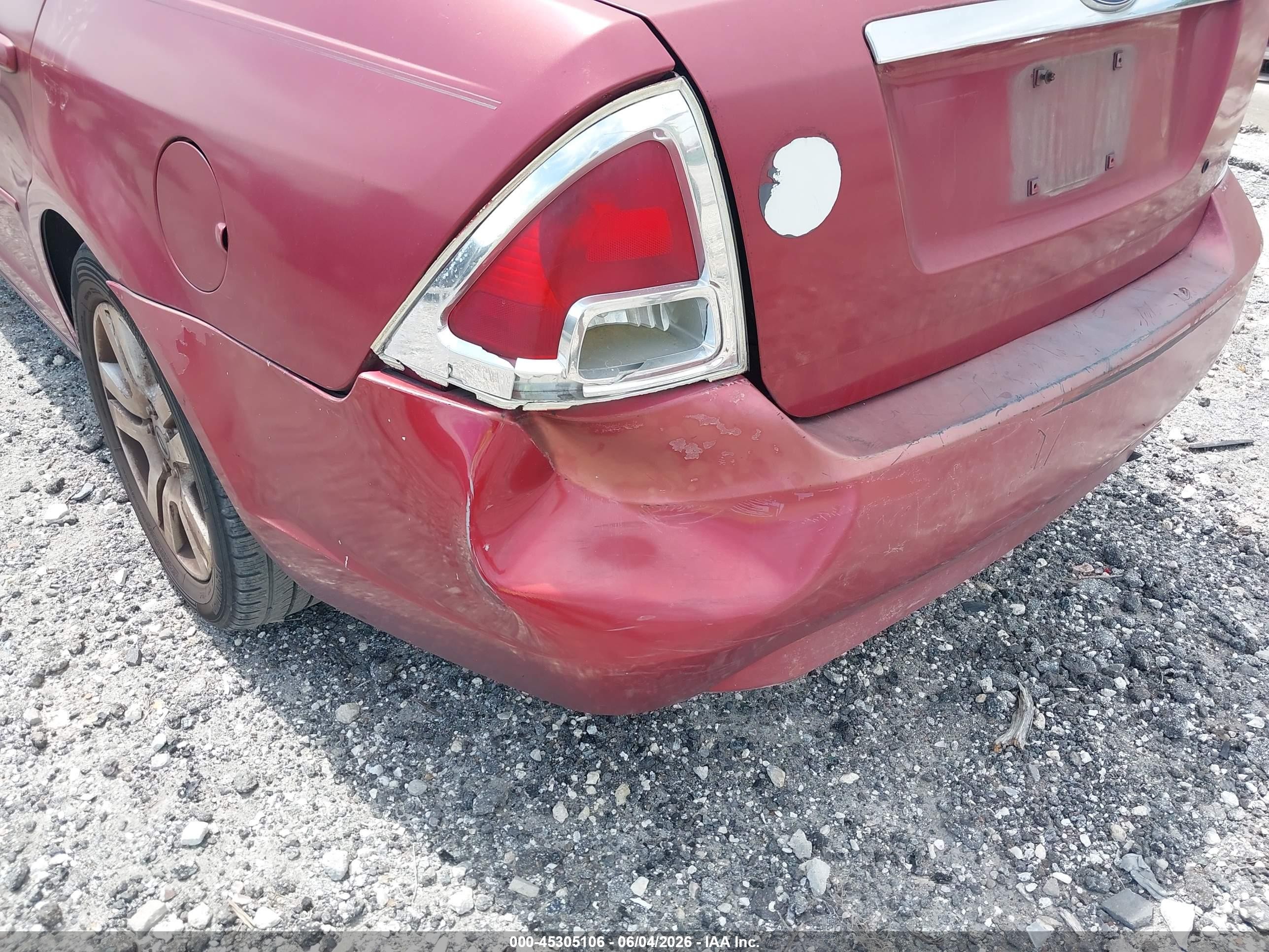 2008 Ford Fusion Sel Red vin: 3FAHP08Z28R269569