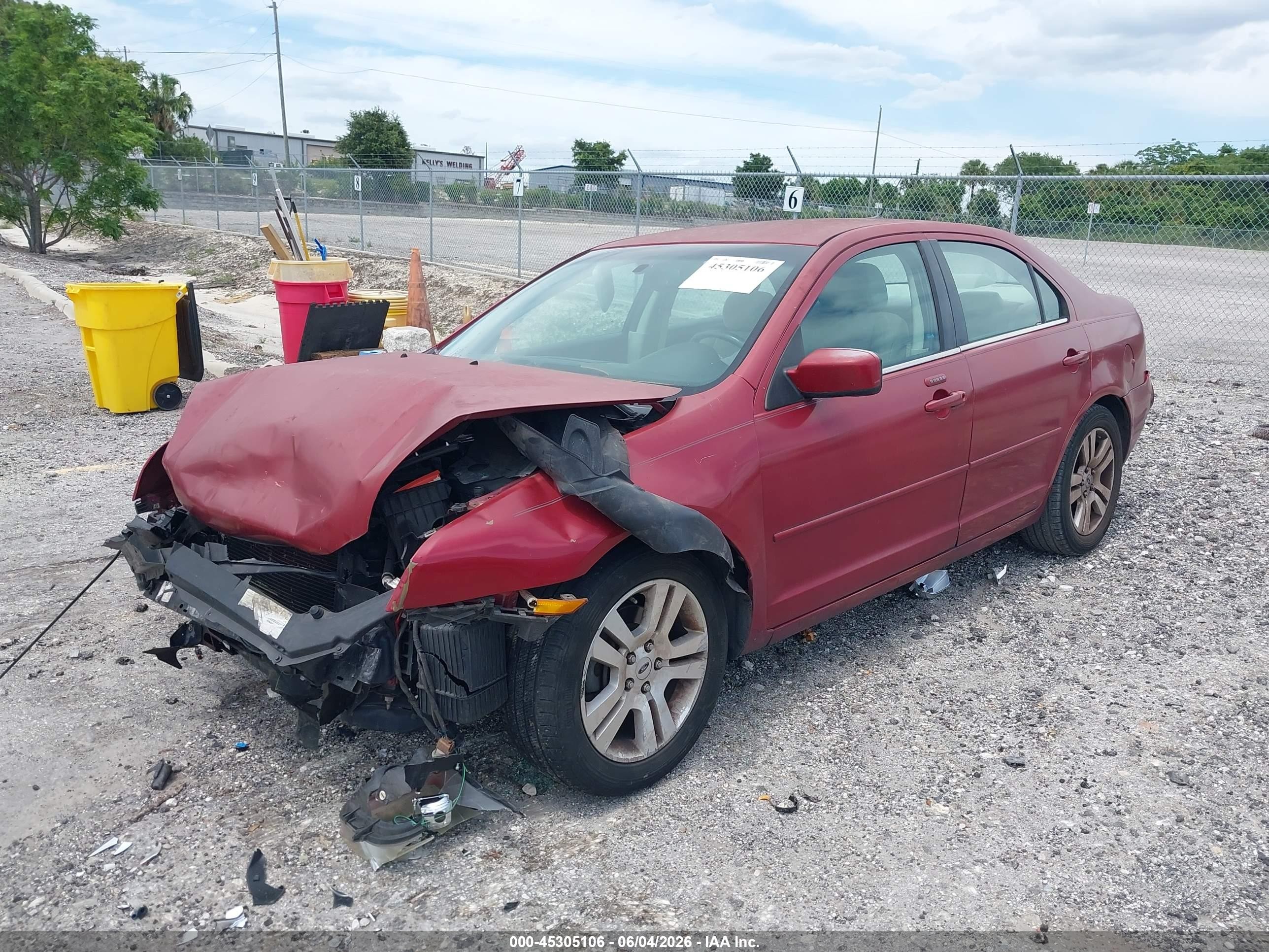 2008 Ford Fusion Sel Red vin: 3FAHP08Z28R269569