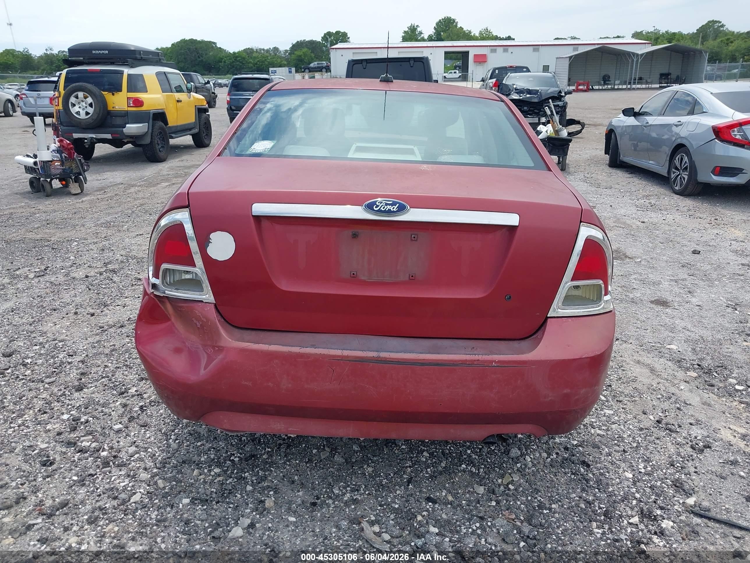 2008 Ford Fusion Sel Red vin: 3FAHP08Z28R269569