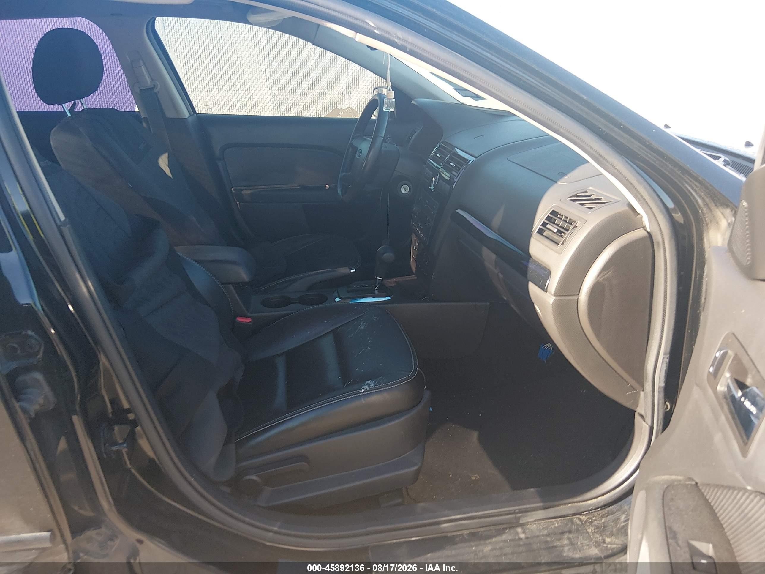 2007 Ford Fusion Sel Black vin: 3FAHP08Z37R119372