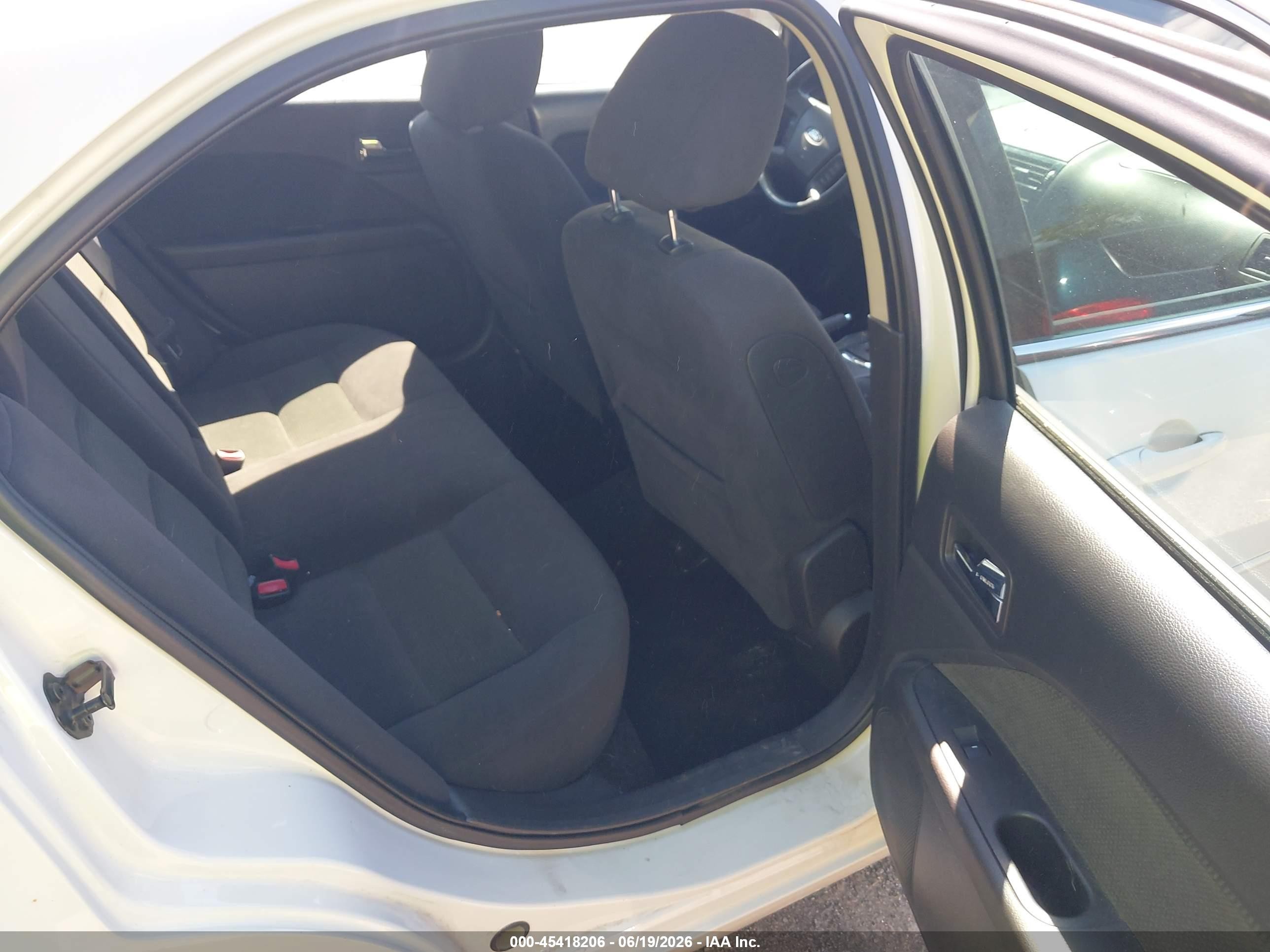 2009 Ford Fusion Sel White vin: 3FAHP08Z39R172432