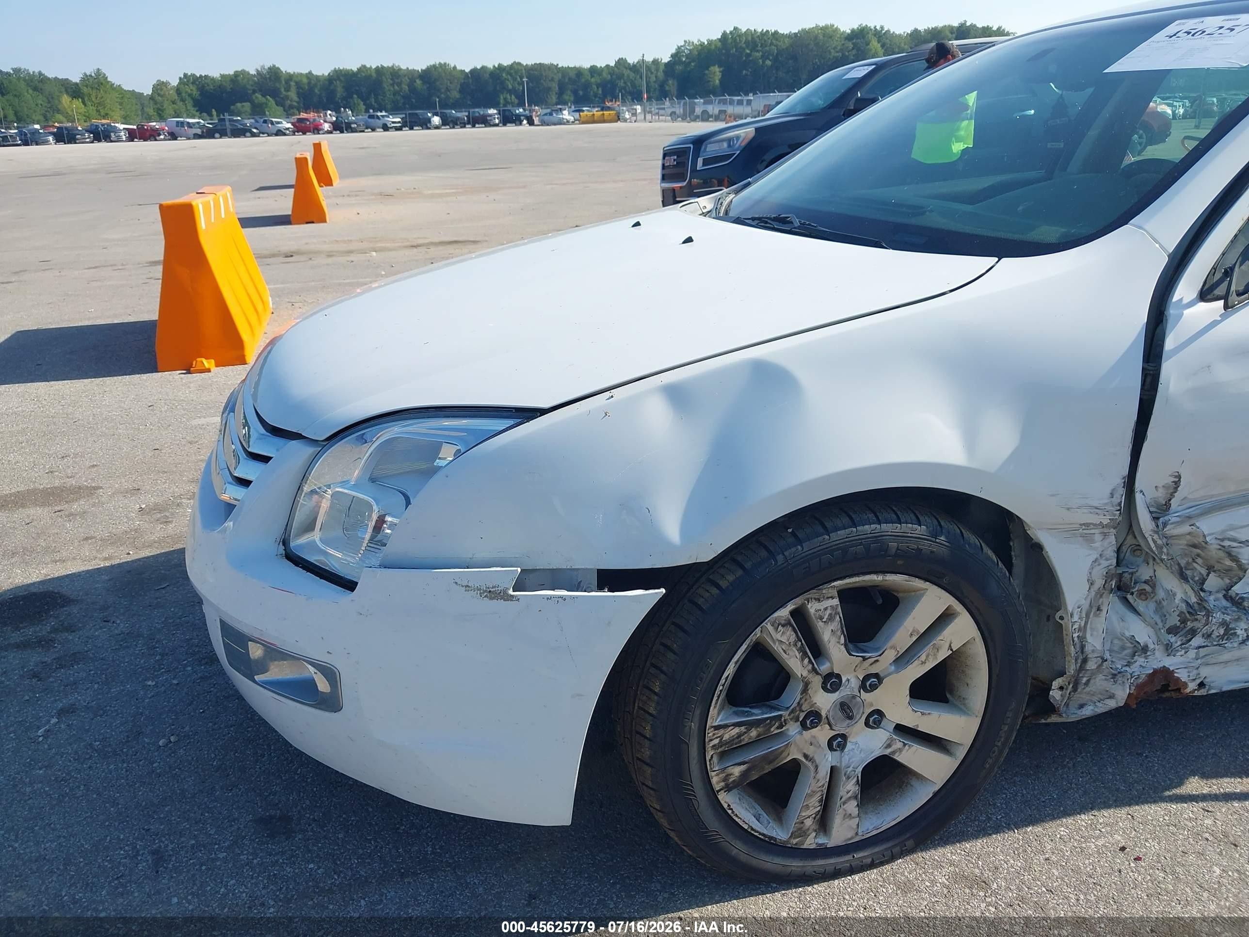 2007 Ford Fusion Sel White vin: 3FAHP08Z47R279065